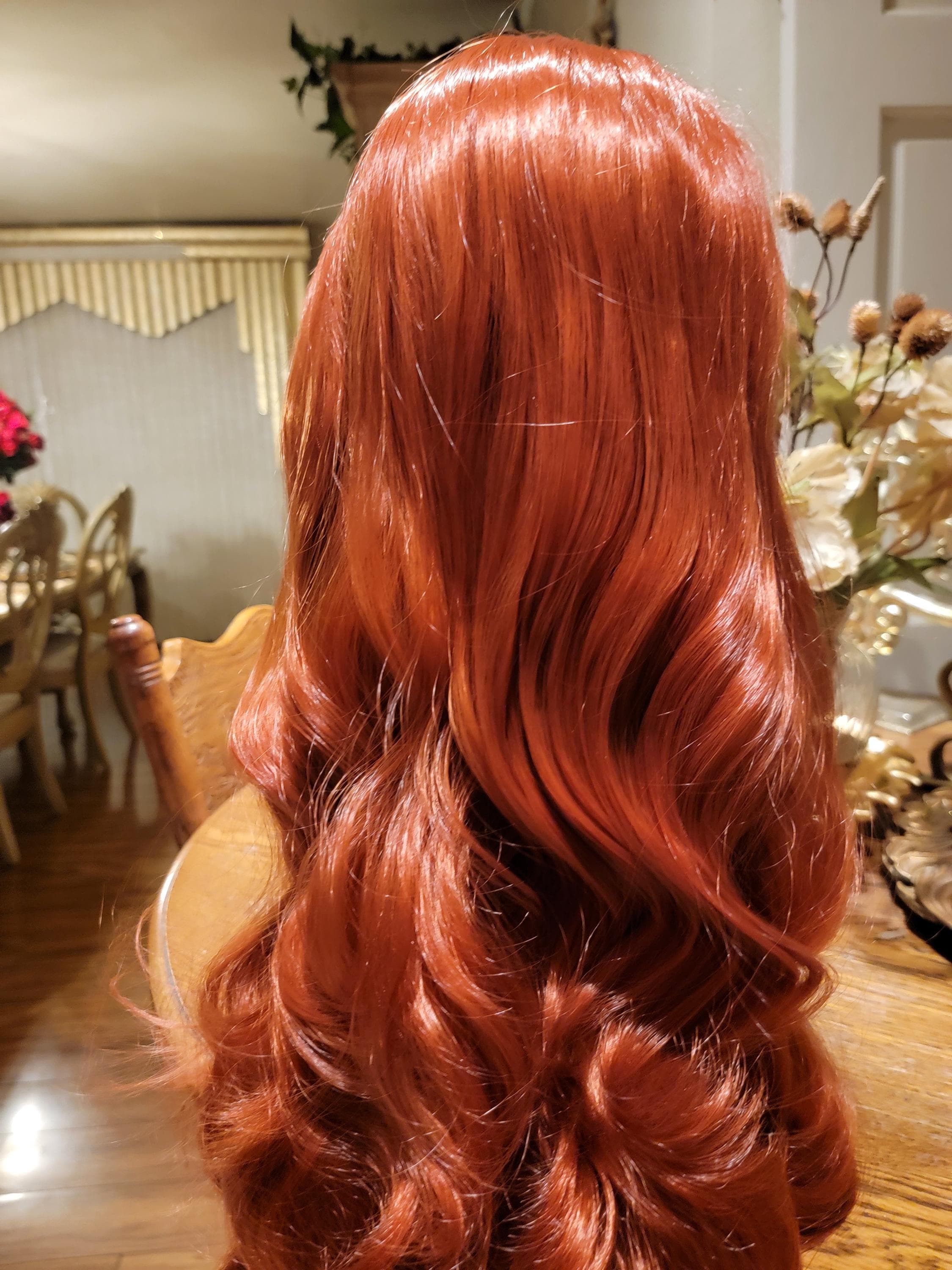 Dark Copper Beauty Lace Front Wig - Thumbnail 11