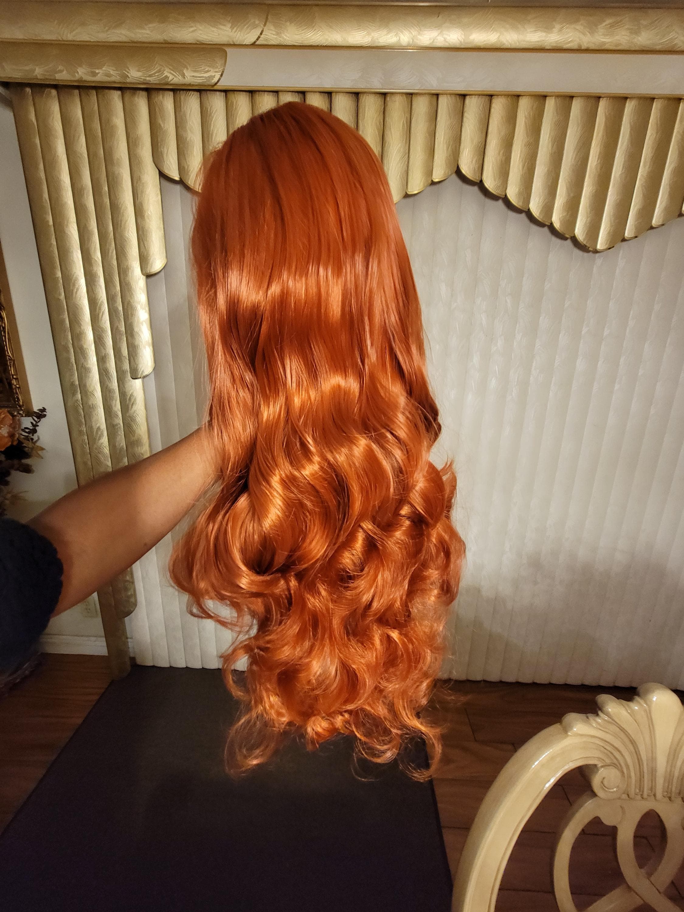 Dark Copper Beauty Lace Front Wig - Thumbnail 10