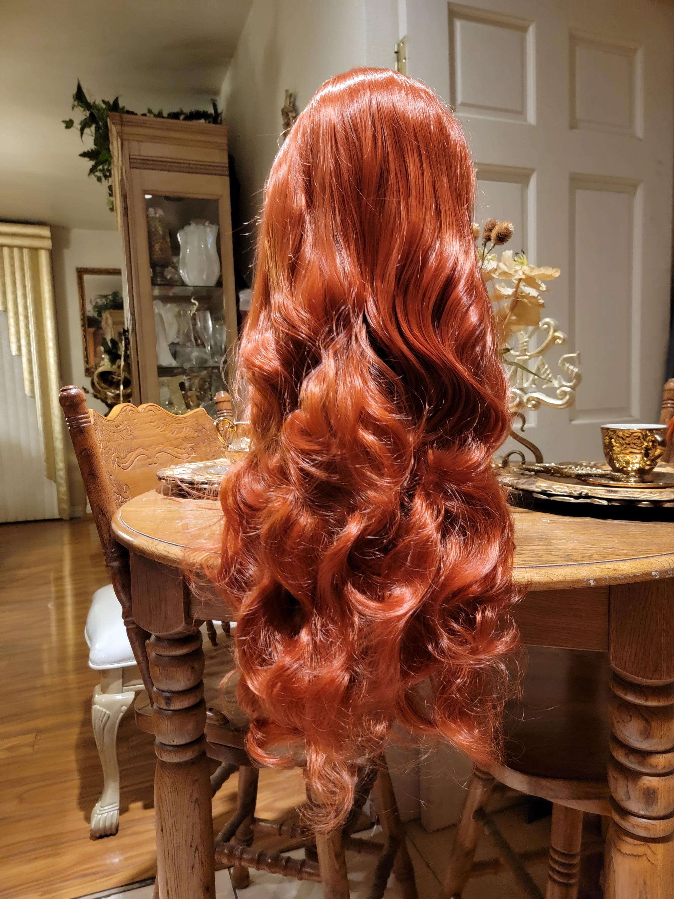 Dark Copper Beauty Lace Front Wig - Thumbnail 12