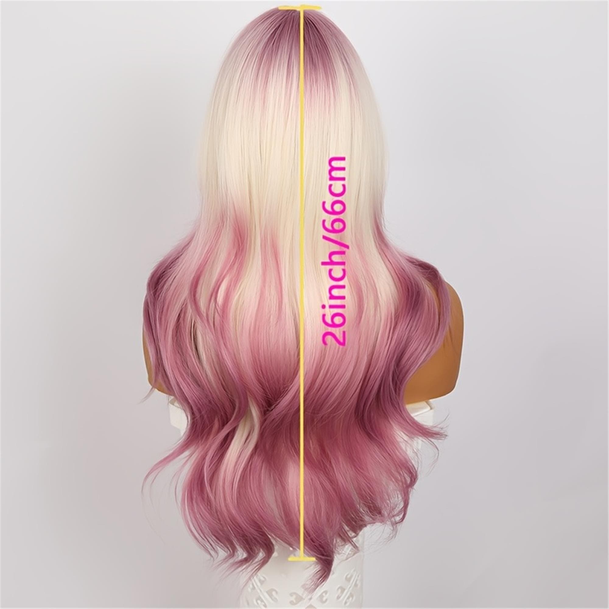 Elegant And Natural 26-inch Long Straight Hair with Bangs - Thumbnail 6
