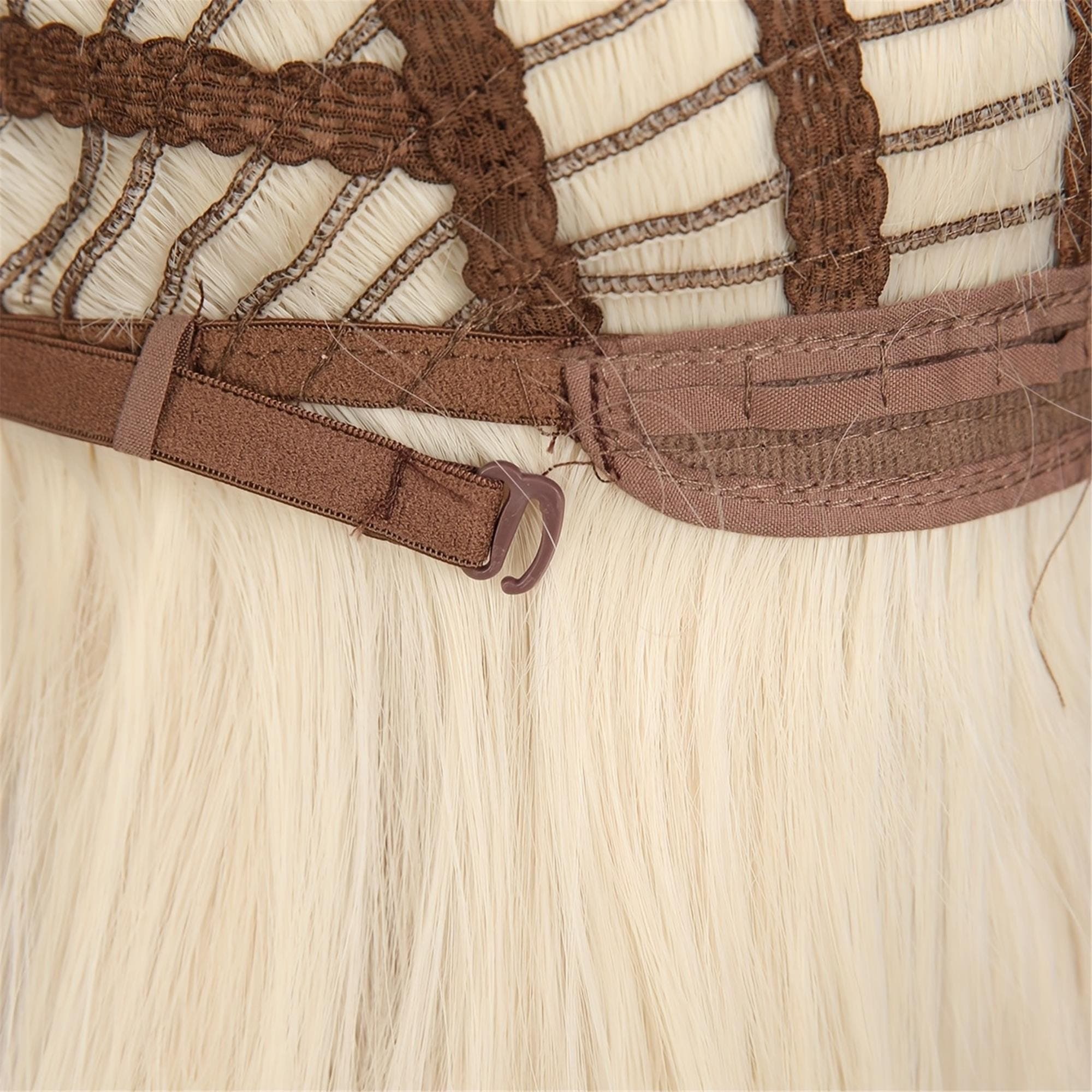 Elegant And Natural 26-inch Long Straight Hair with Bangs - Thumbnail 8
