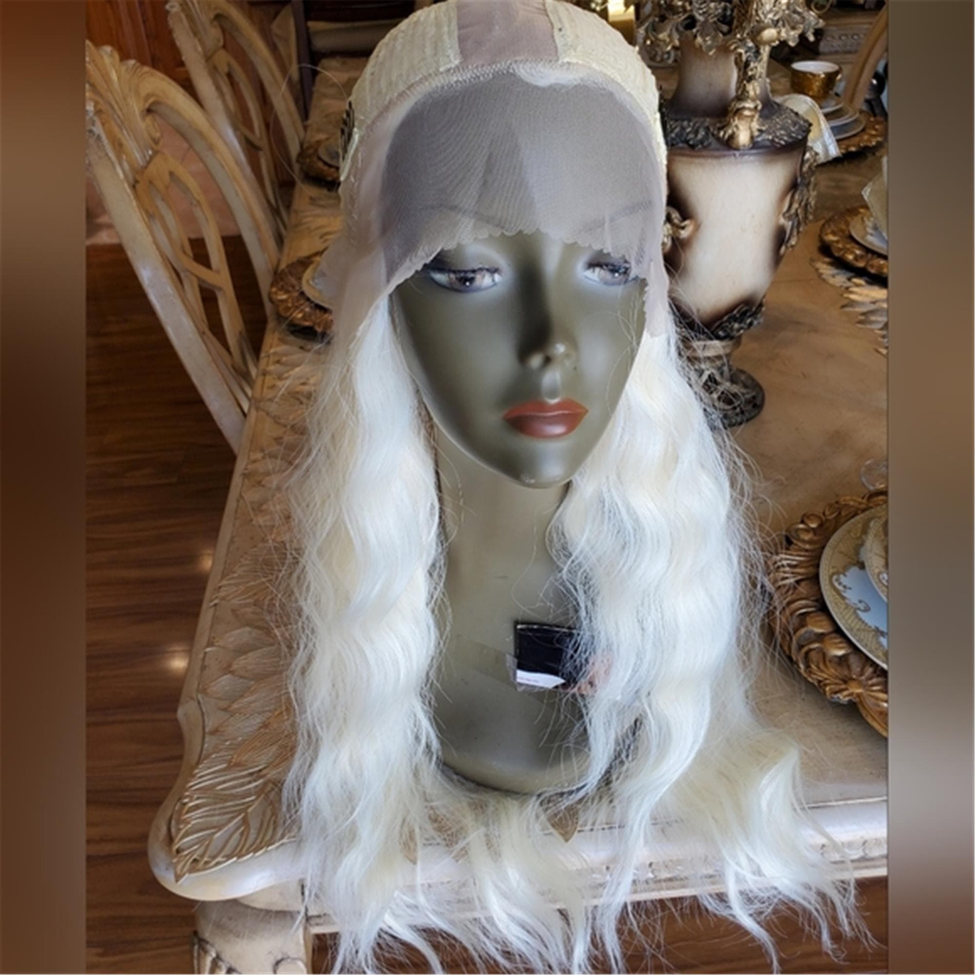 Bleach Blonde Beauty Lace Front Wig - Thumbnail 6