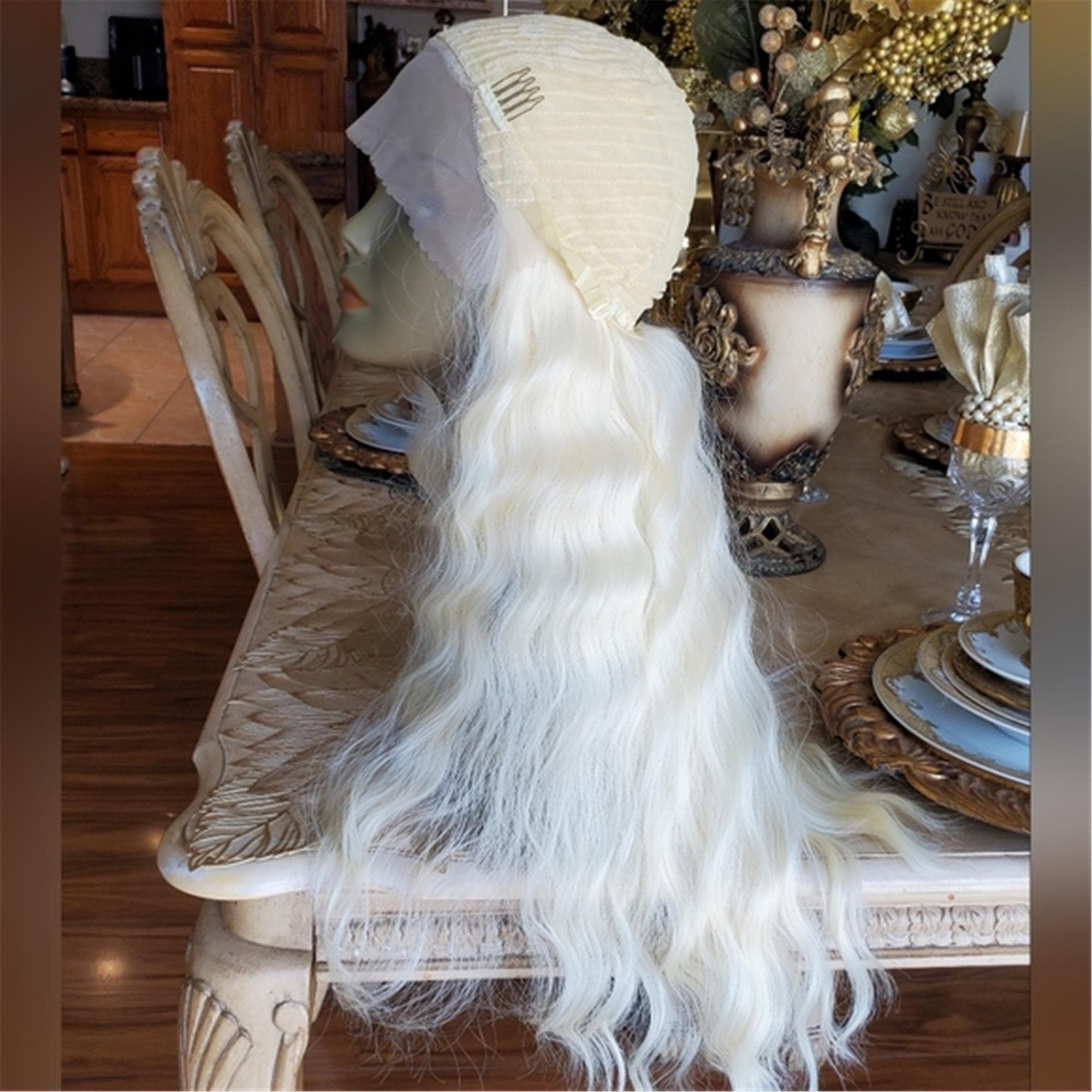 Bleach Blonde Beauty Lace Front Wig - Thumbnail 9