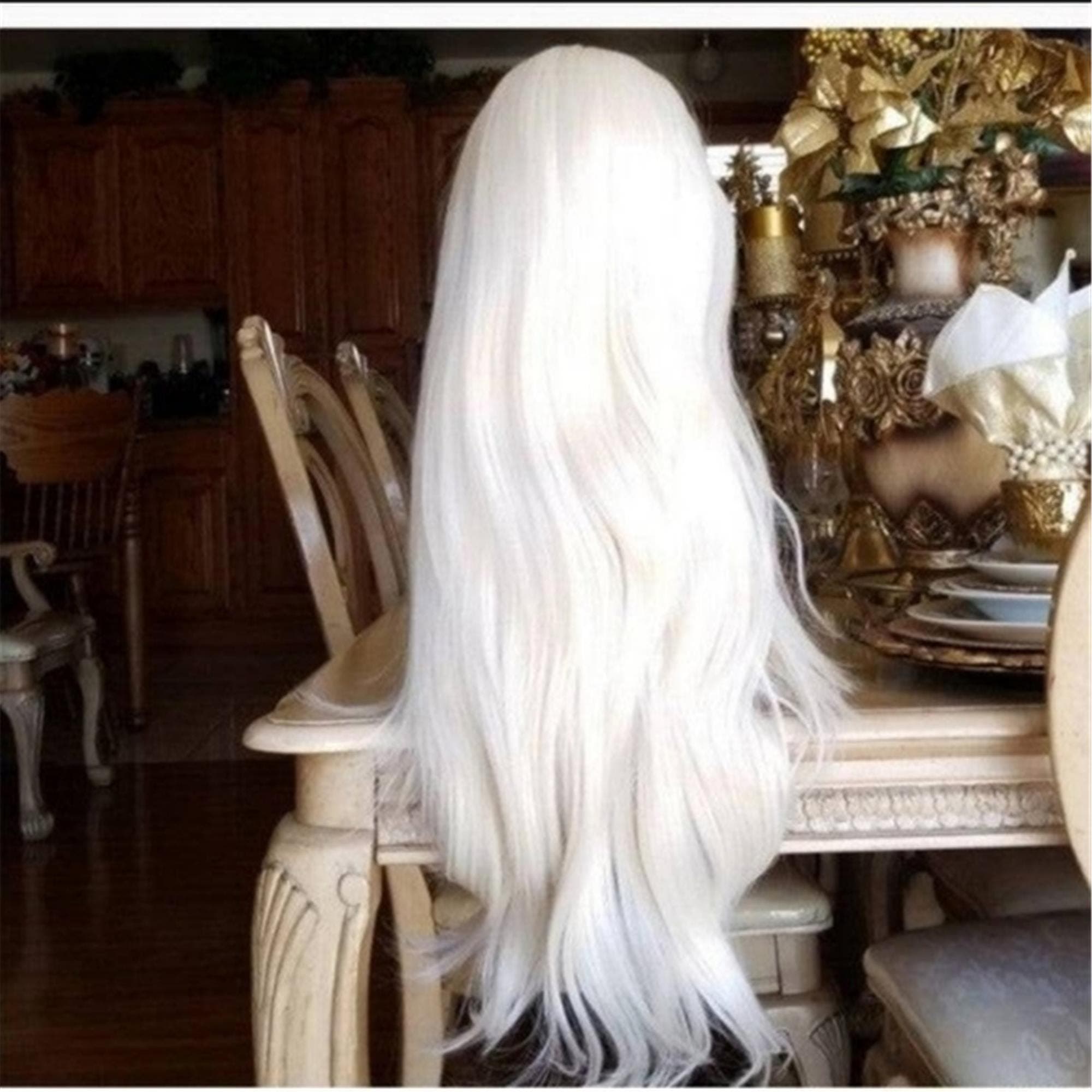 Pale Blonde Lace Front Wig - Thumbnail 7
