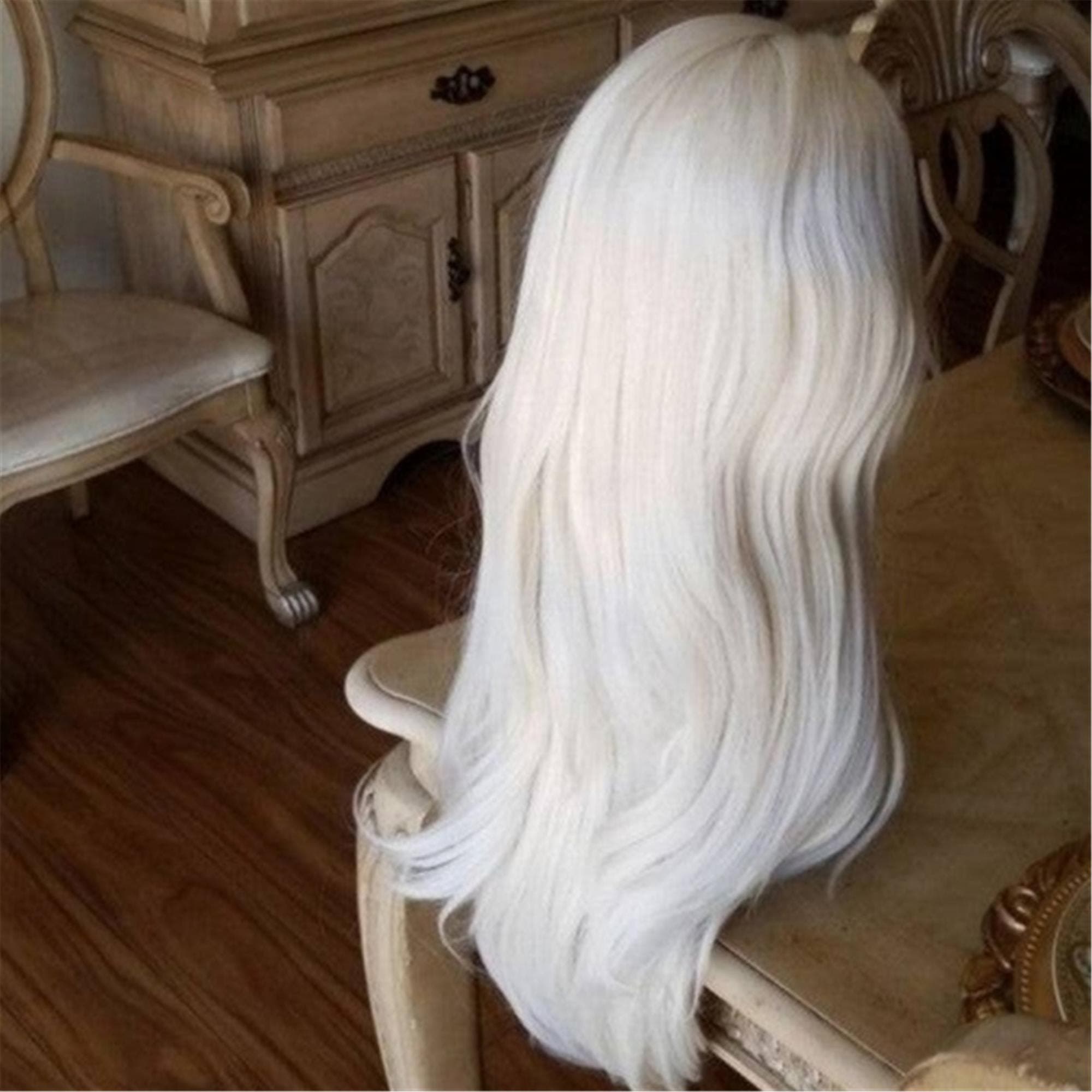 Pale Blonde Lace Front Wig - Thumbnail 9