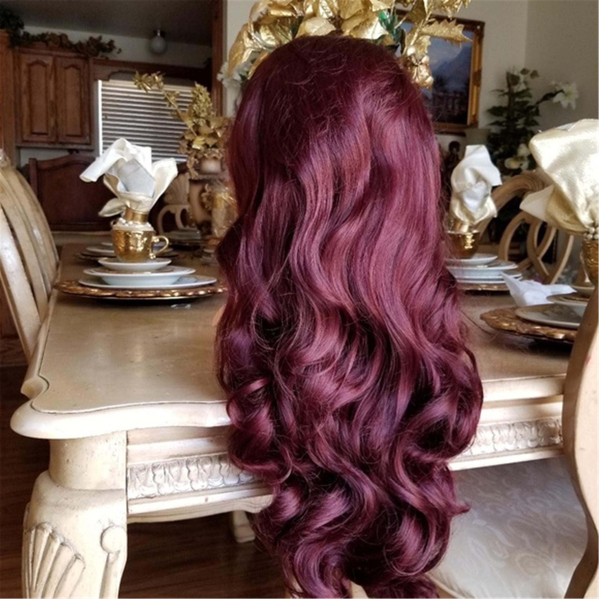 Burgundy Beauty Lace Front Wig