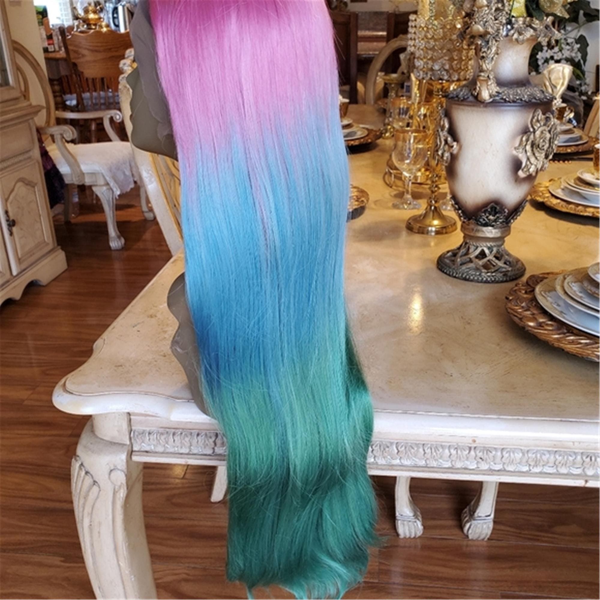 Rainbow Beauty Lace Front Wig - Thumbnail 9