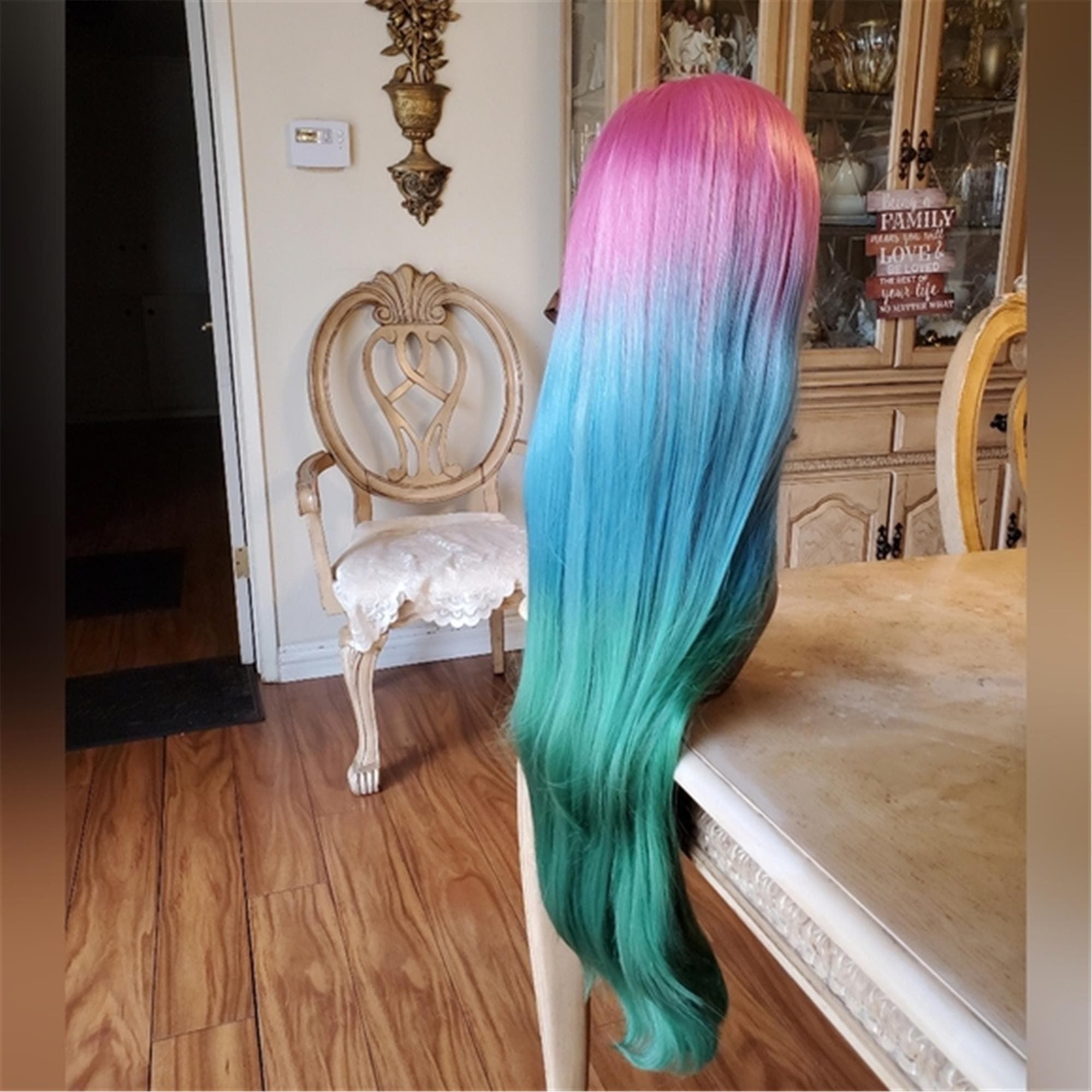 Rainbow Beauty Lace Front Wig - Thumbnail 8