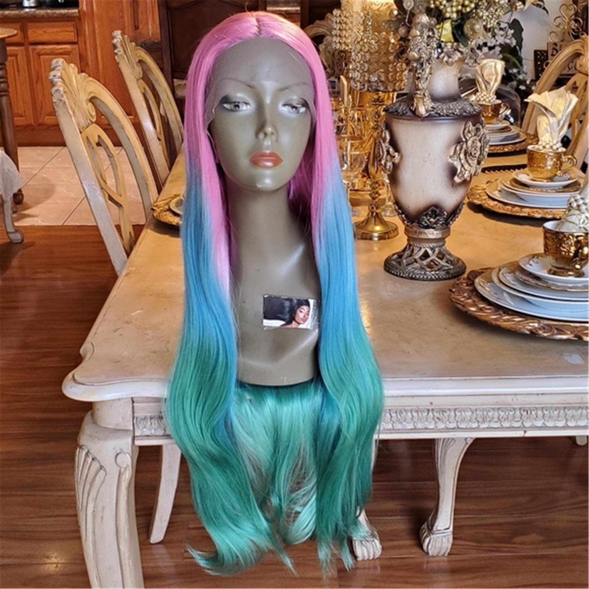 Rainbow Beauty Lace Front Wig - Thumbnail 4