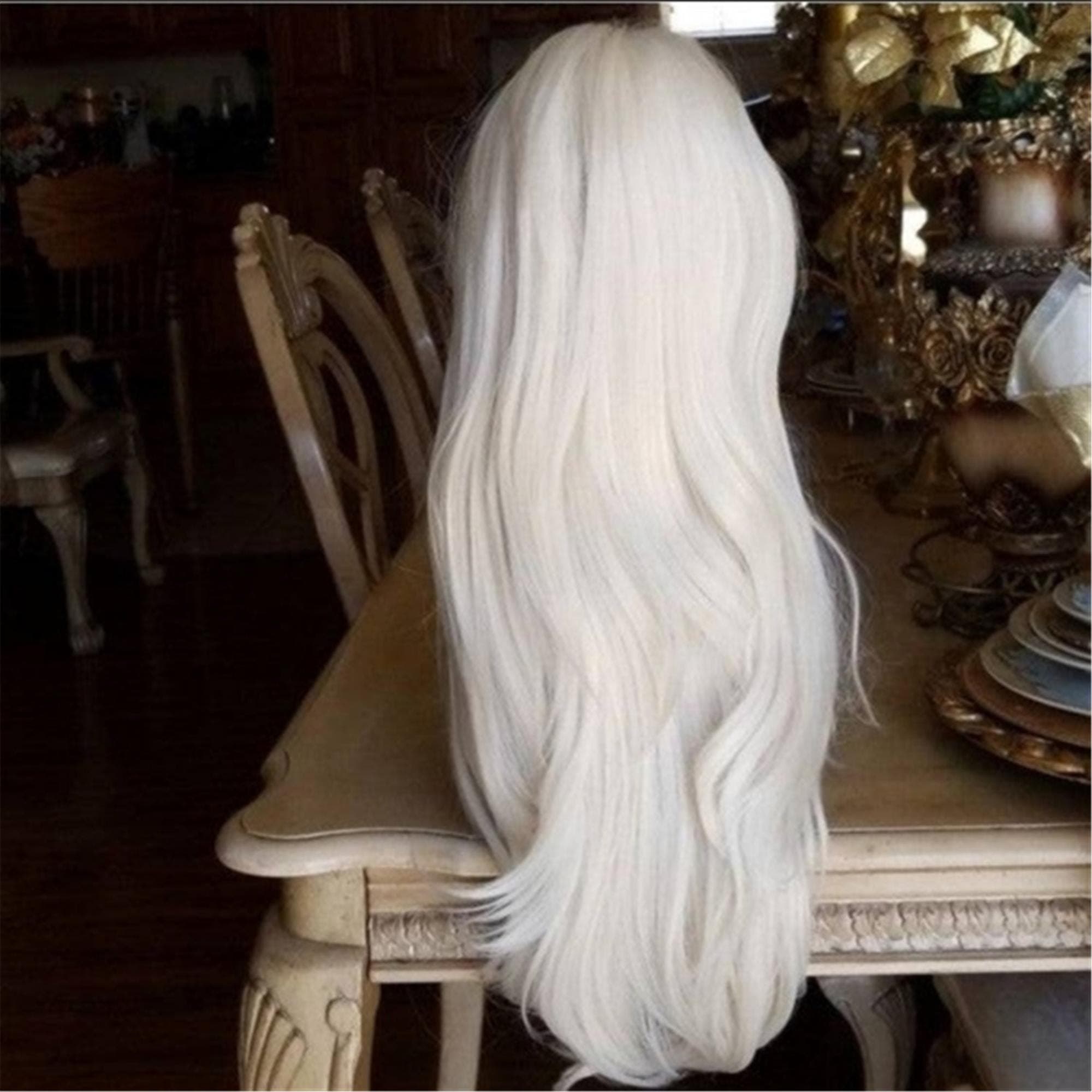 Pale Blonde Lace Front Wig - Thumbnail 6
