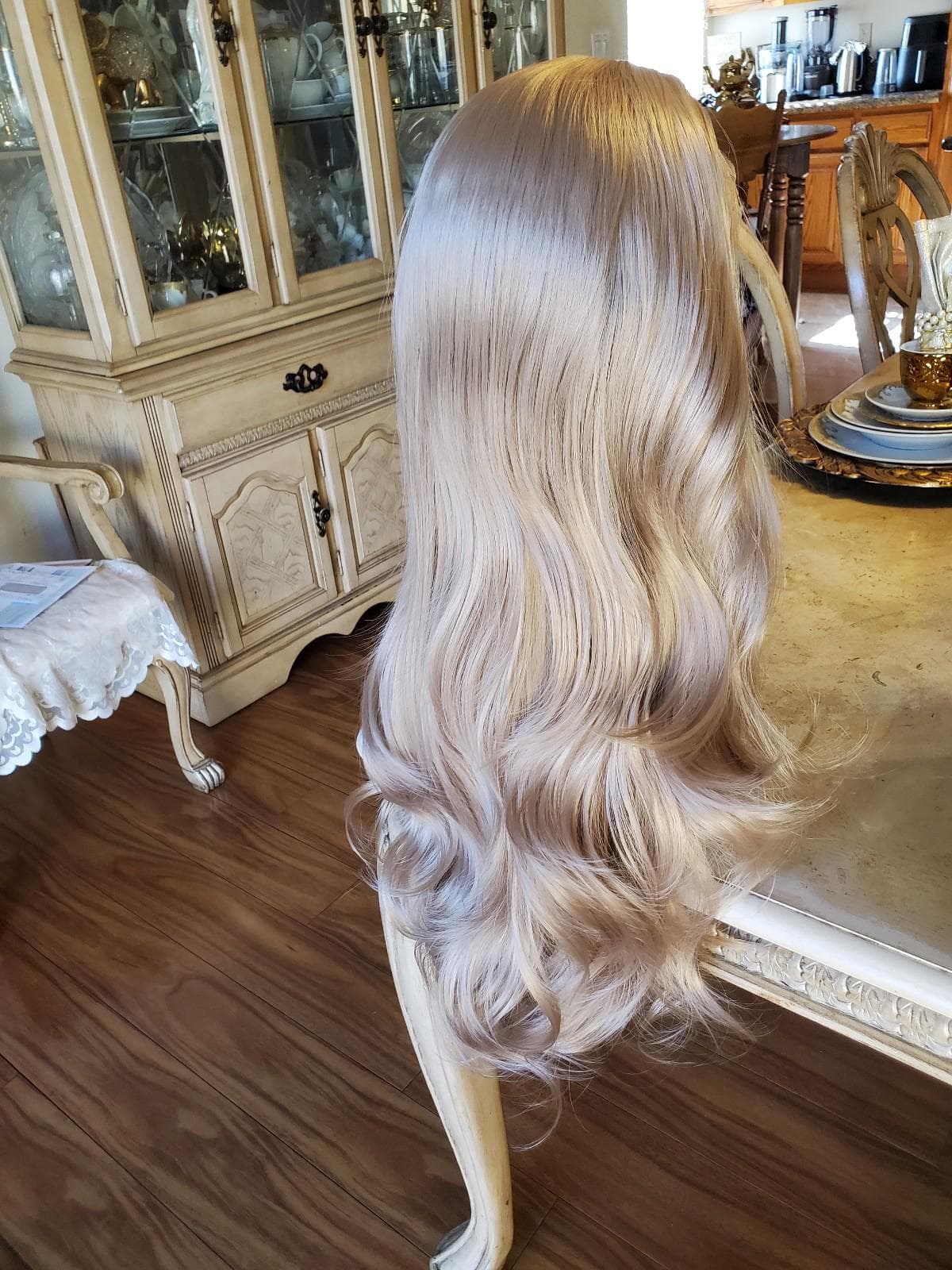 Dark Ash Blonde Lace Front Wig - Thumbnail 3