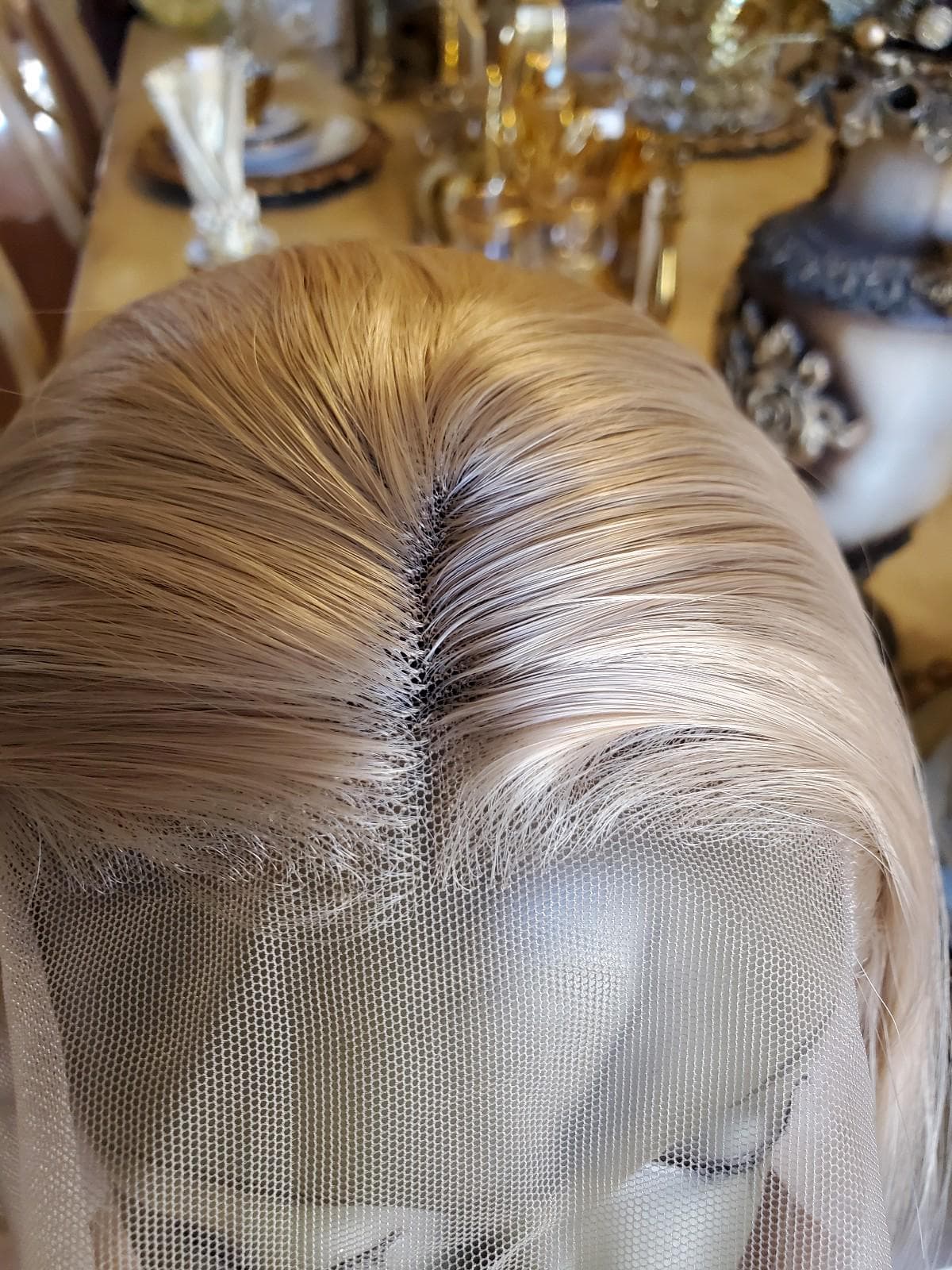 Dark Ash Blonde Lace Front Wig - Thumbnail 9