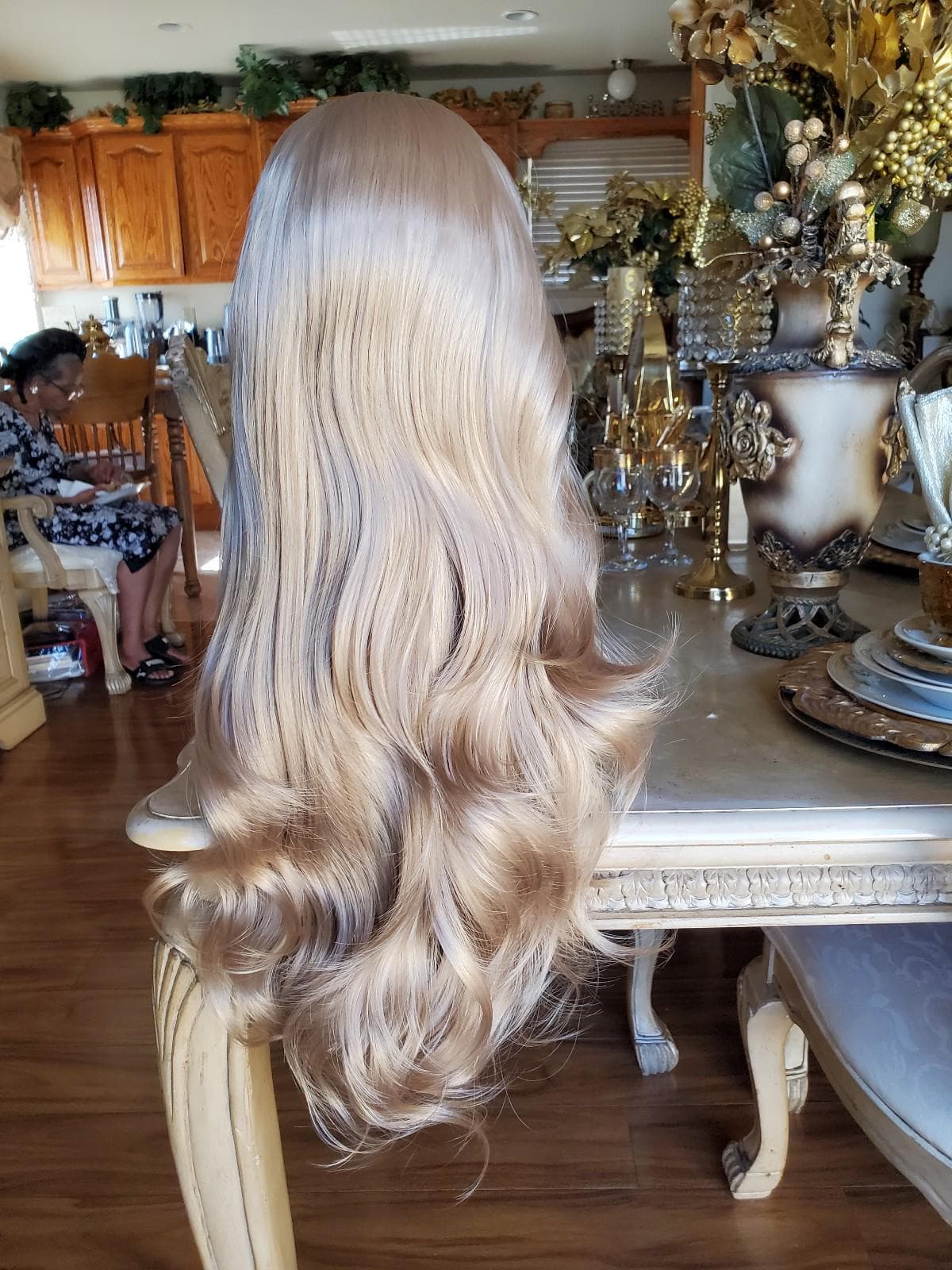 Dark Ash Blonde Lace Front Wig - Thumbnail 4
