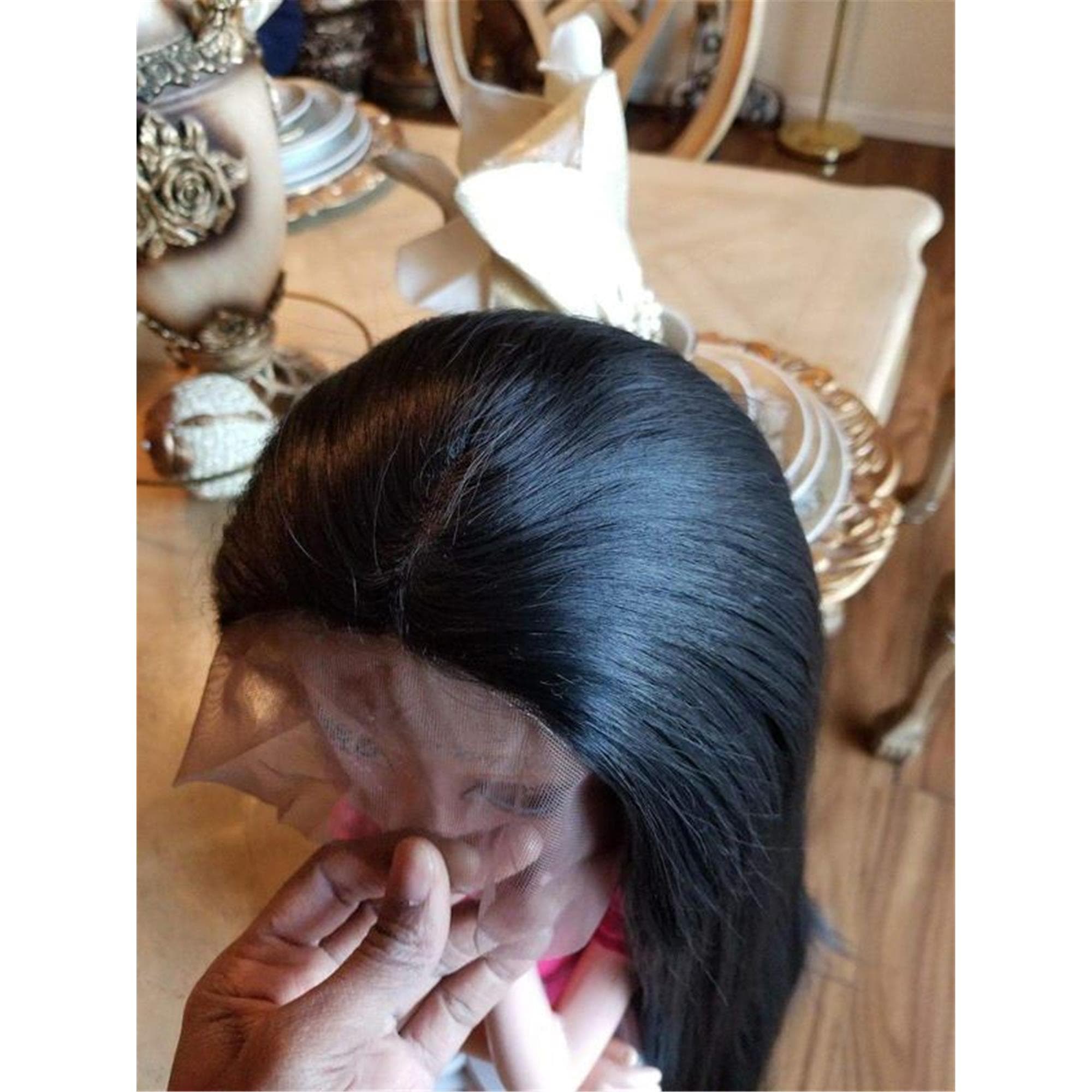 Yaki Black Beauty Lace Front Wig 24-26 inches!! - Thumbnail 4