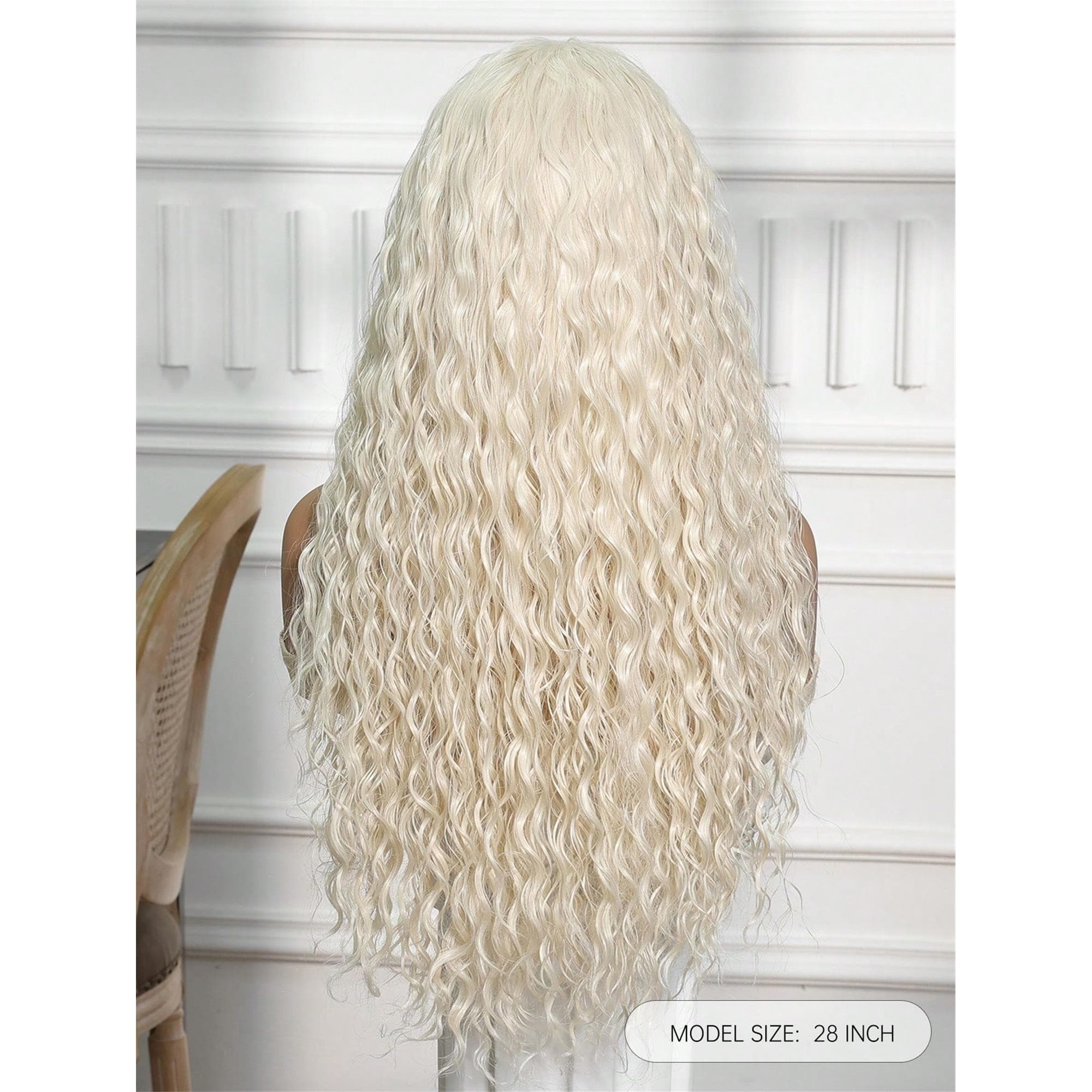 White Blonde Lace Front Wig 13*4 - Thumbnail 6