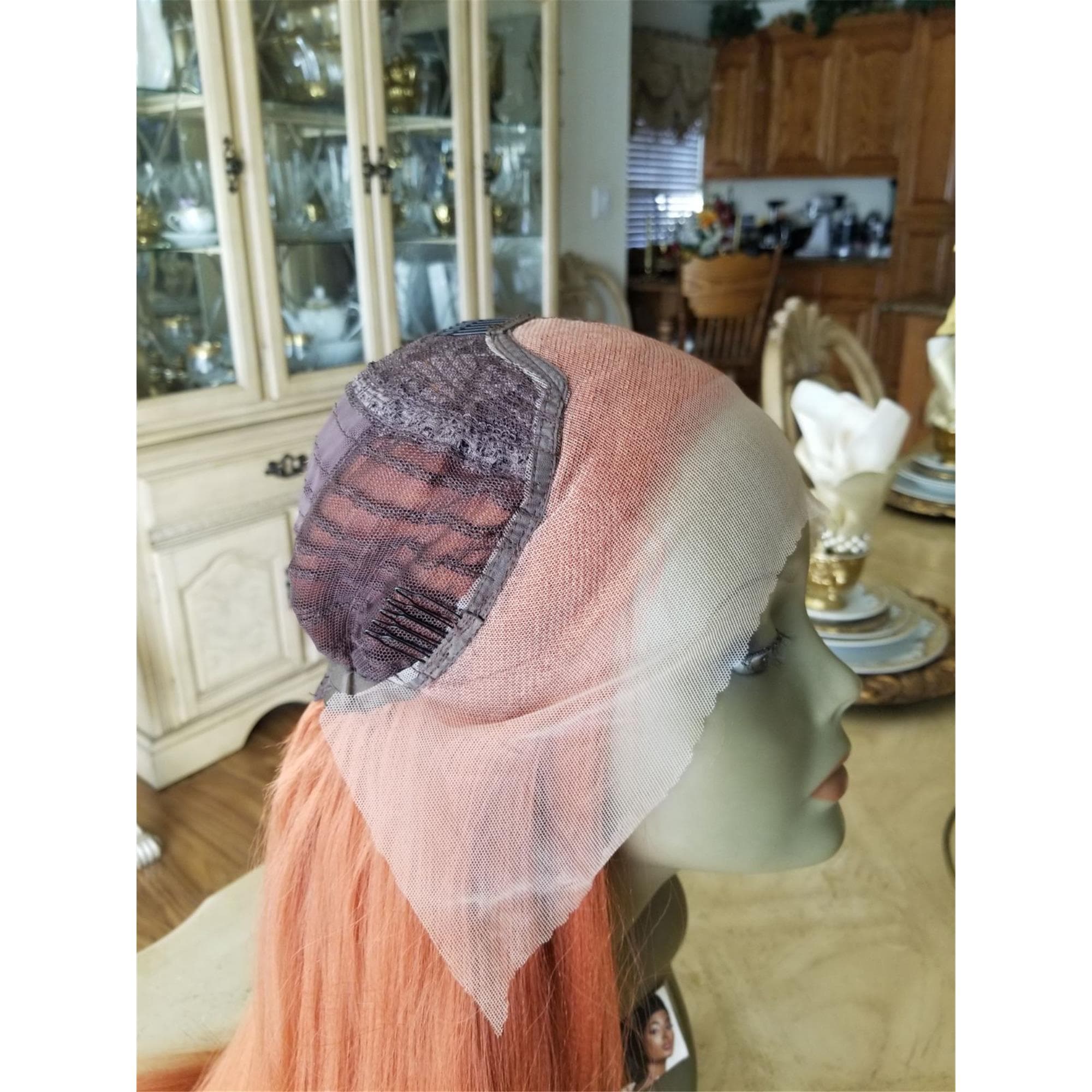 Copper Orange Red Lace Front Wig - Thumbnail 8