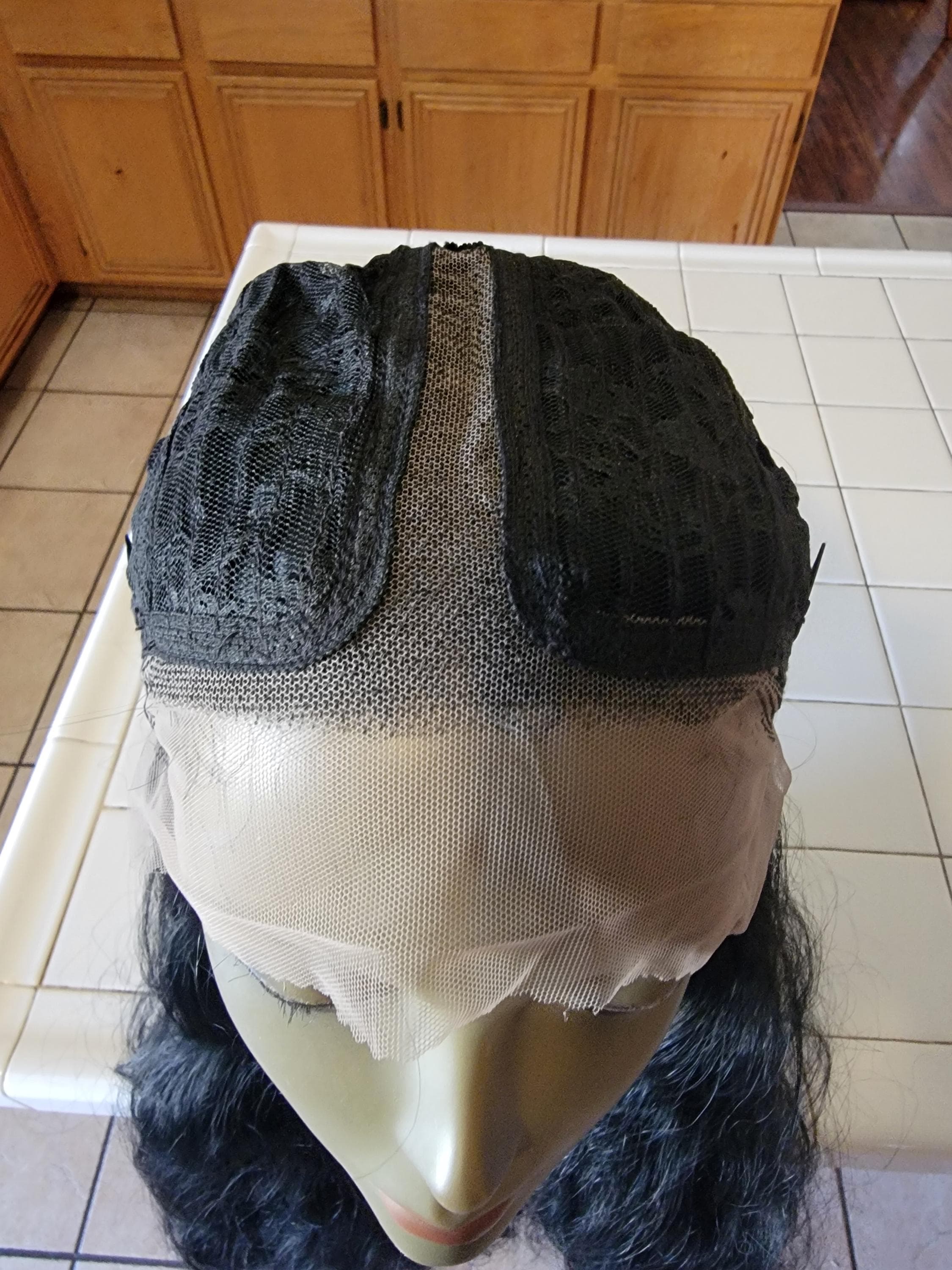 Black Wavy Beauty Lace Front Wig 38-40 inches!! - Thumbnail 12