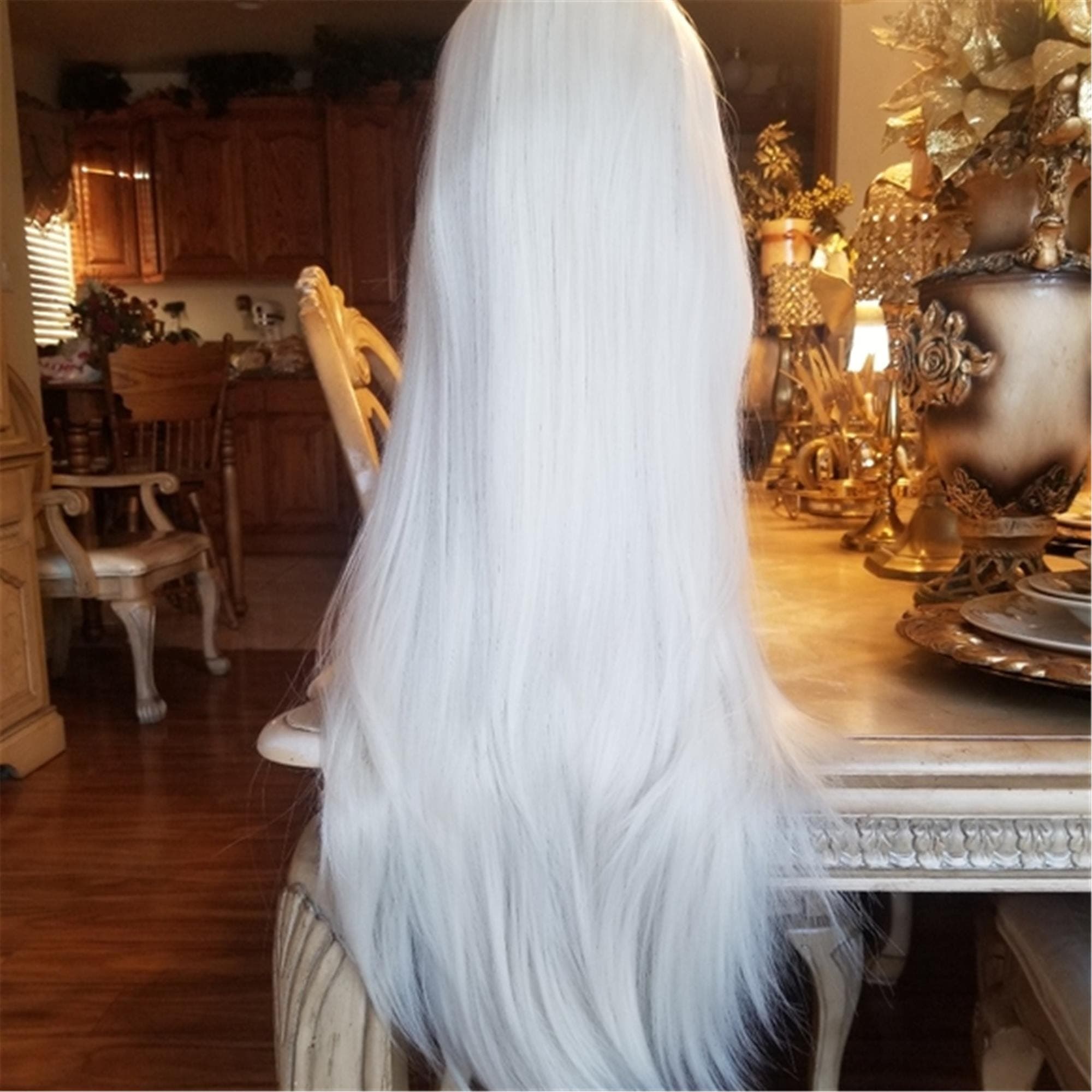 White Blonde Lace Front Wig