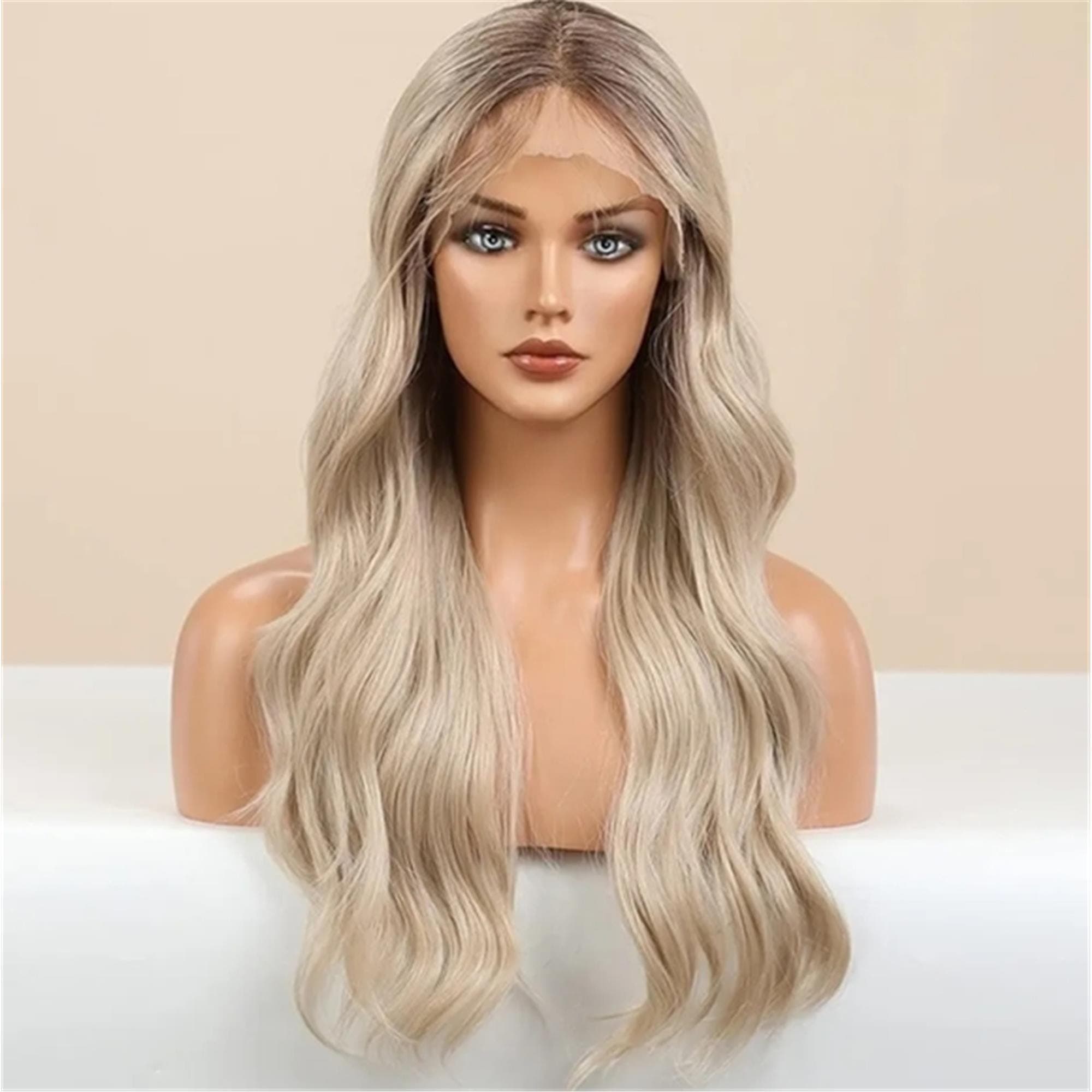 Ombre Blonde Beautiful Lace Front Wig - Thumbnail 2