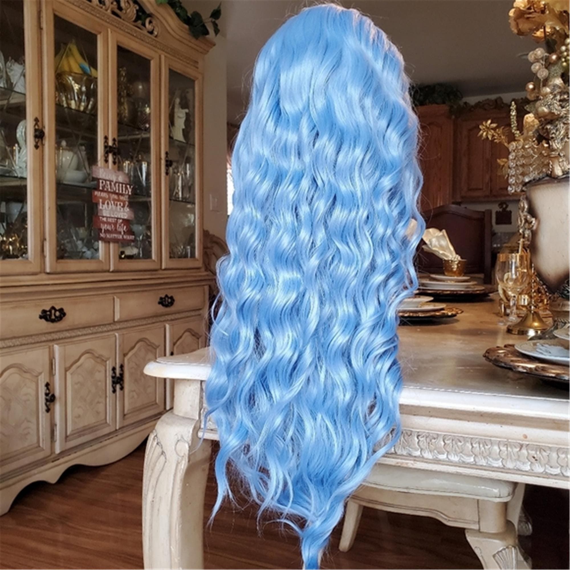 Light Blue Beauty Lace Front Wig - Thumbnail 2