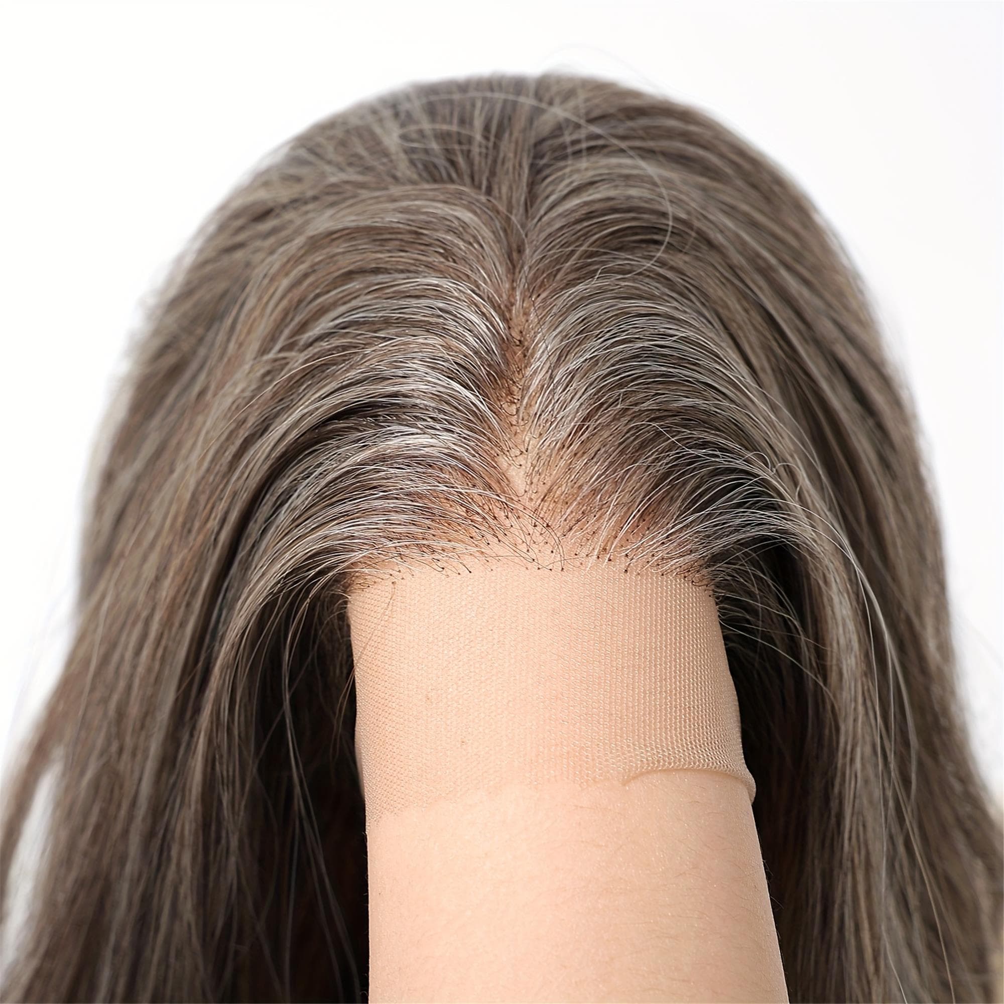 13X4 HD Transparent Lace Front Wig in Deep 26 Inches Long with Body Wave Style. This Synthetic Lace Wig Is Glueless And Made from - Thumbnail 9