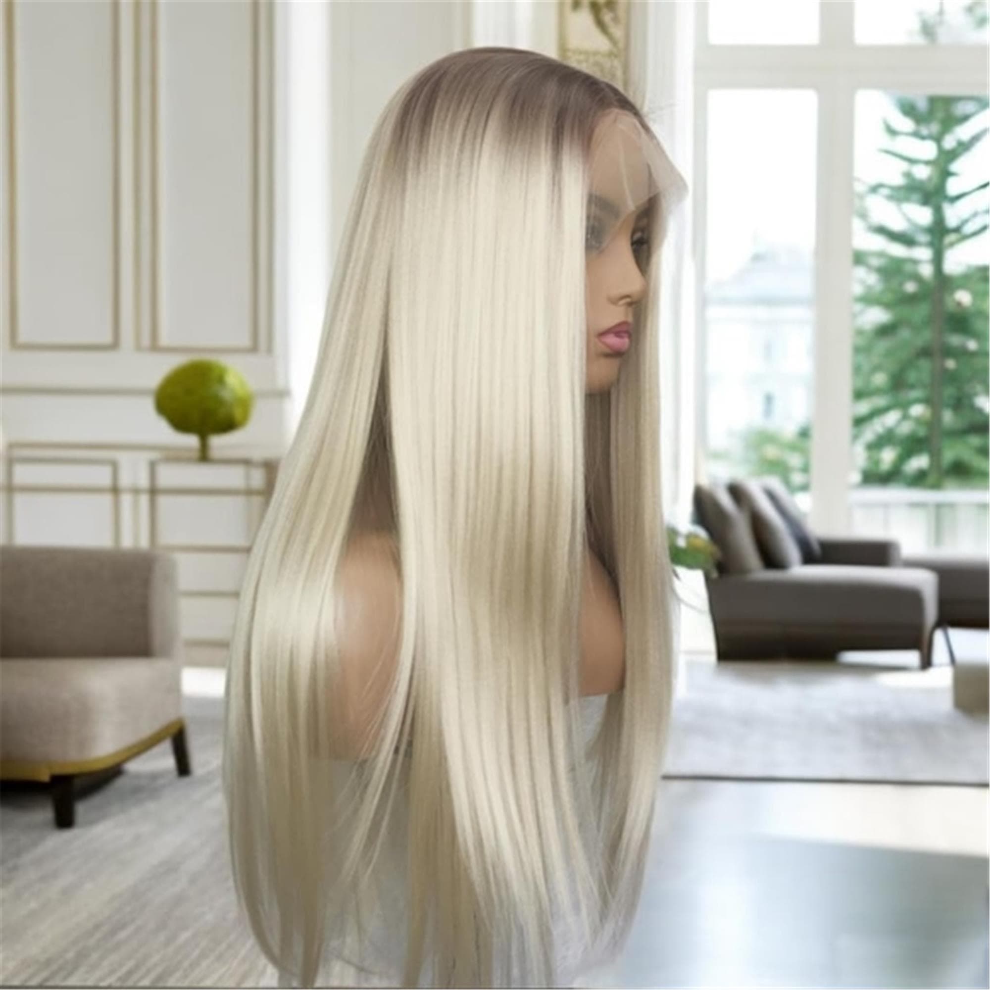 Ombre Blonde Beauty Lace Front Wig - Thumbnail 4
