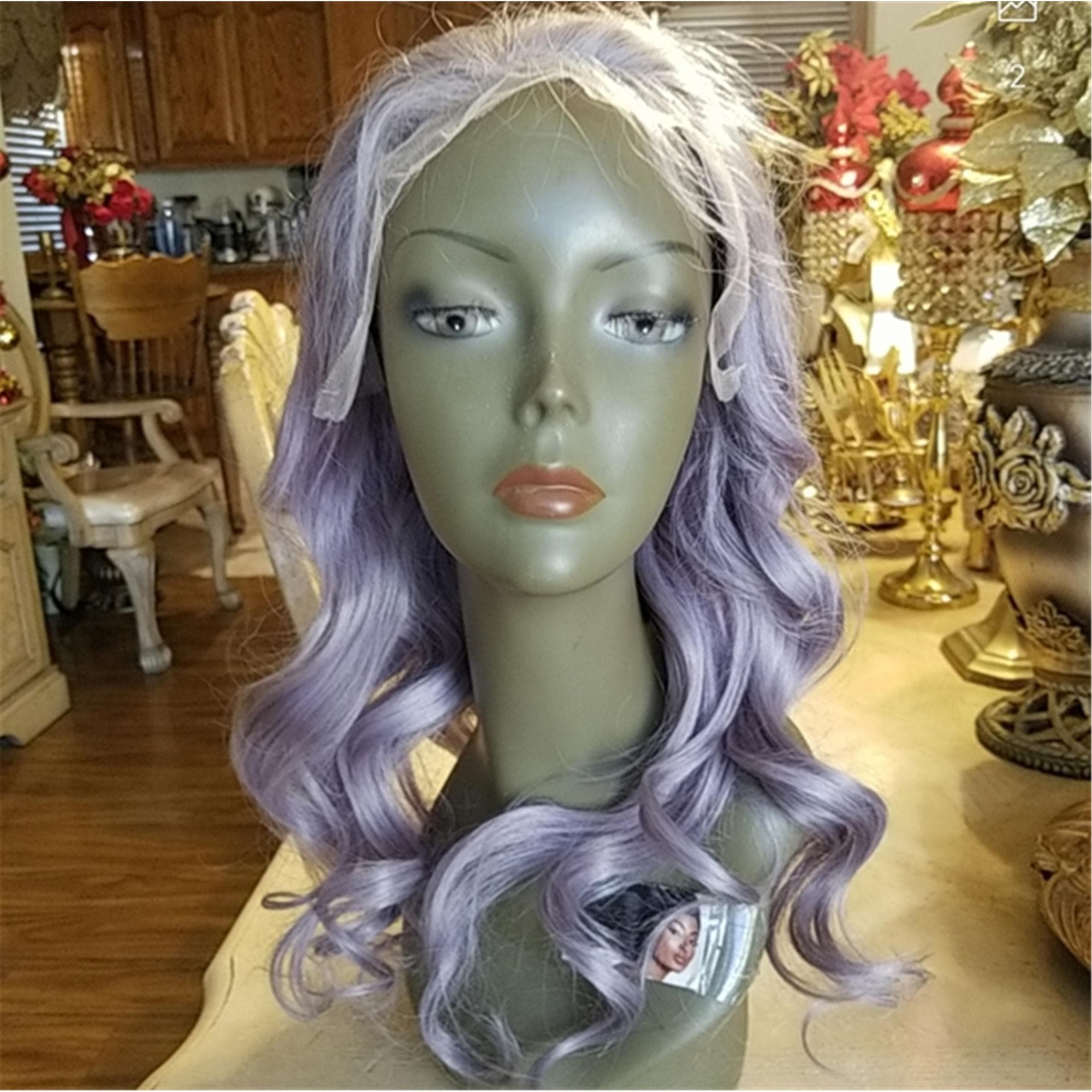 Gray Virgin Remy Human Hair Lace Front Wig!! - Thumbnail 7