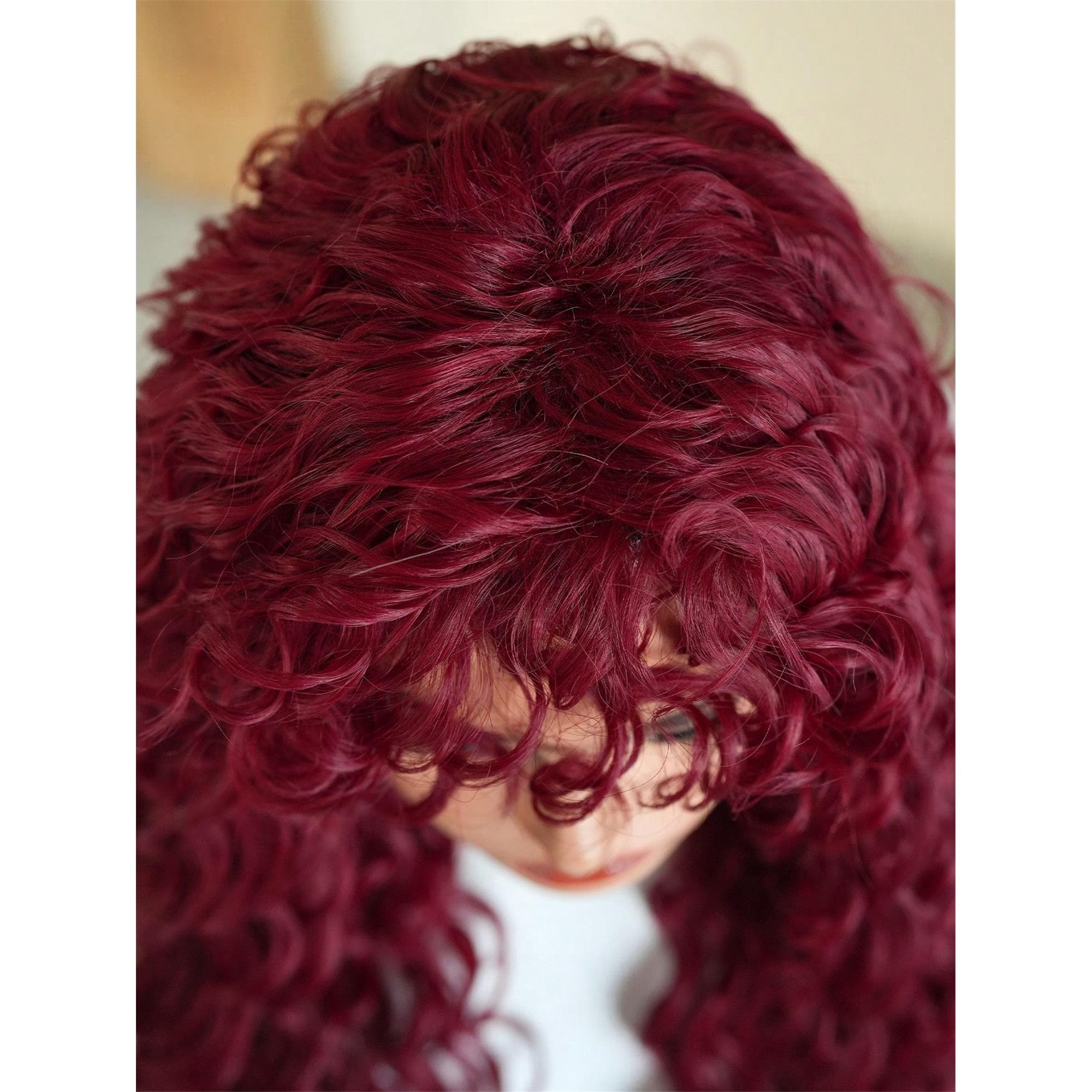 24 Inch Striking Afro Kinky Wig Loose Wave - Thumbnail 7