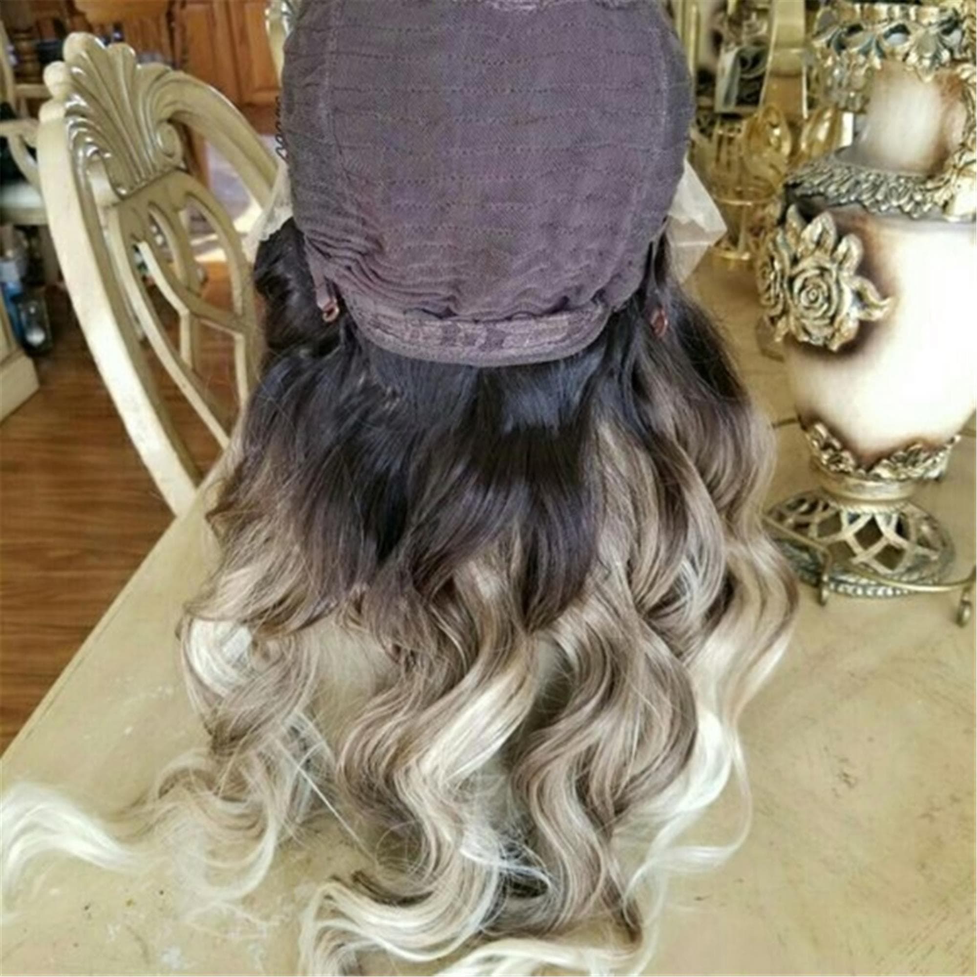 Ombre Blonde Lace Front Wig - Thumbnail 8