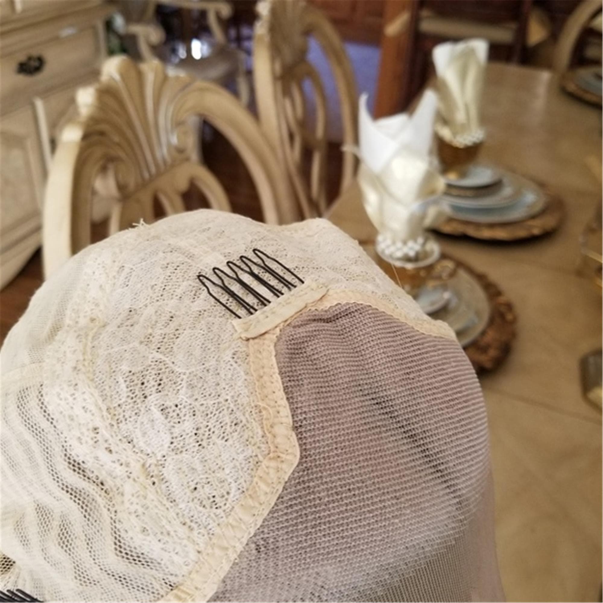 Silver Ash Blonde Lace Front Wig - Thumbnail 6