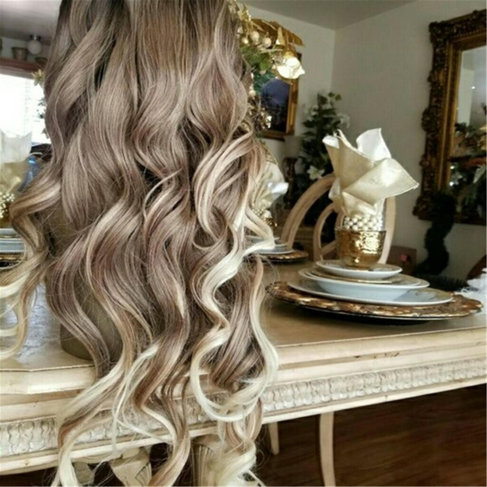 Ombre Blonde Lace Front Wig - Thumbnail 6