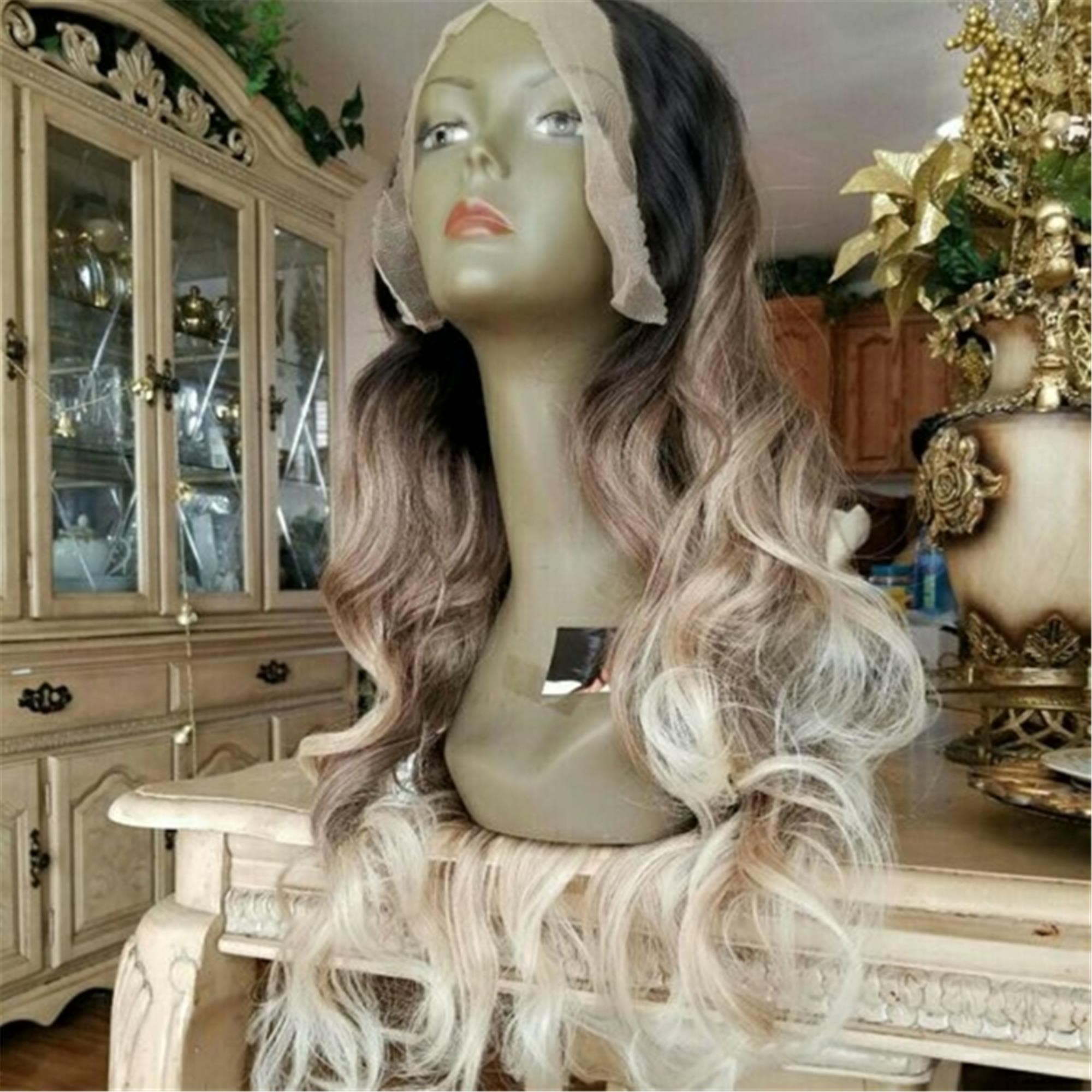 Ombre Blonde Lace Front Wig - Thumbnail 5