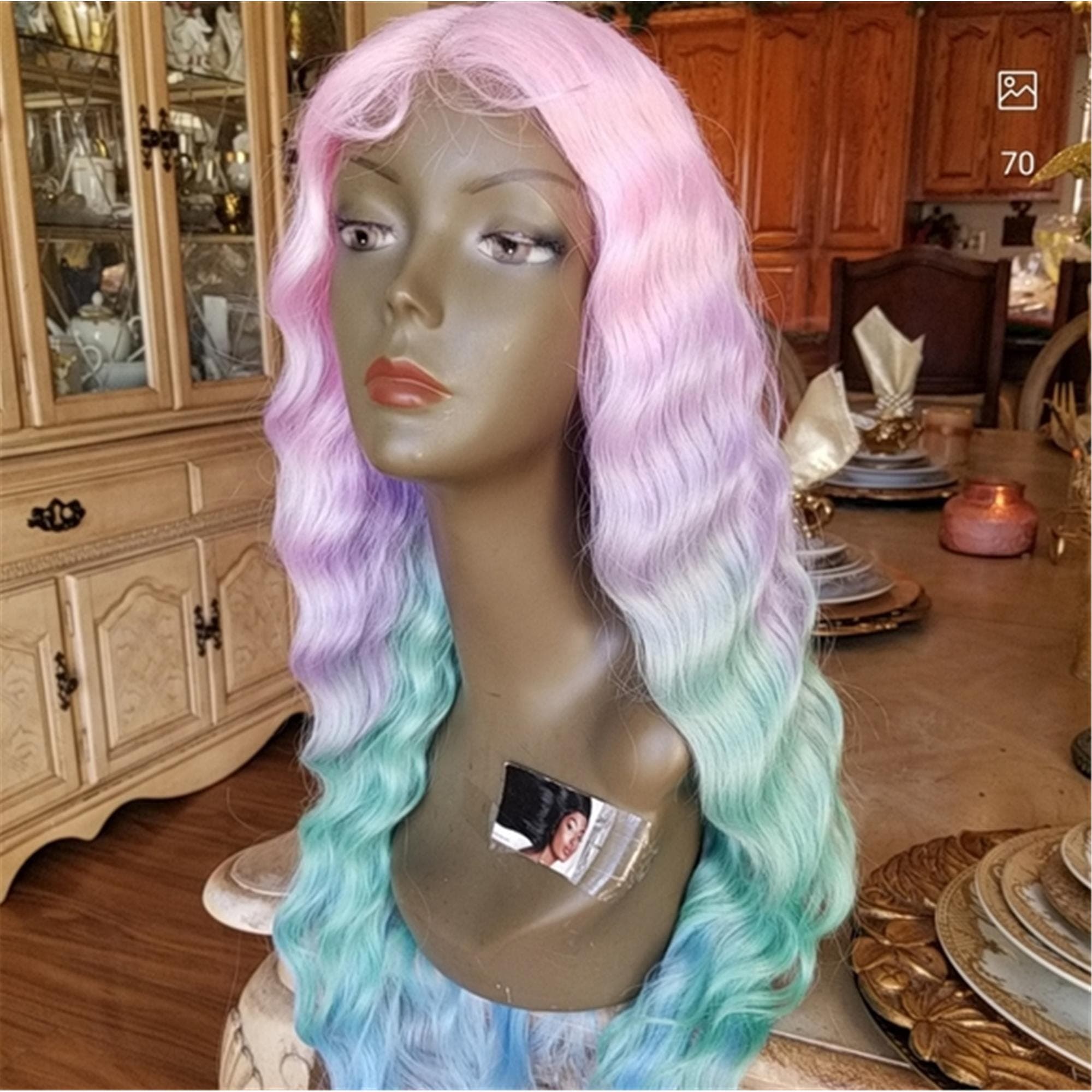 Rainbow Beauty Lace Front Wig - Thumbnail 2
