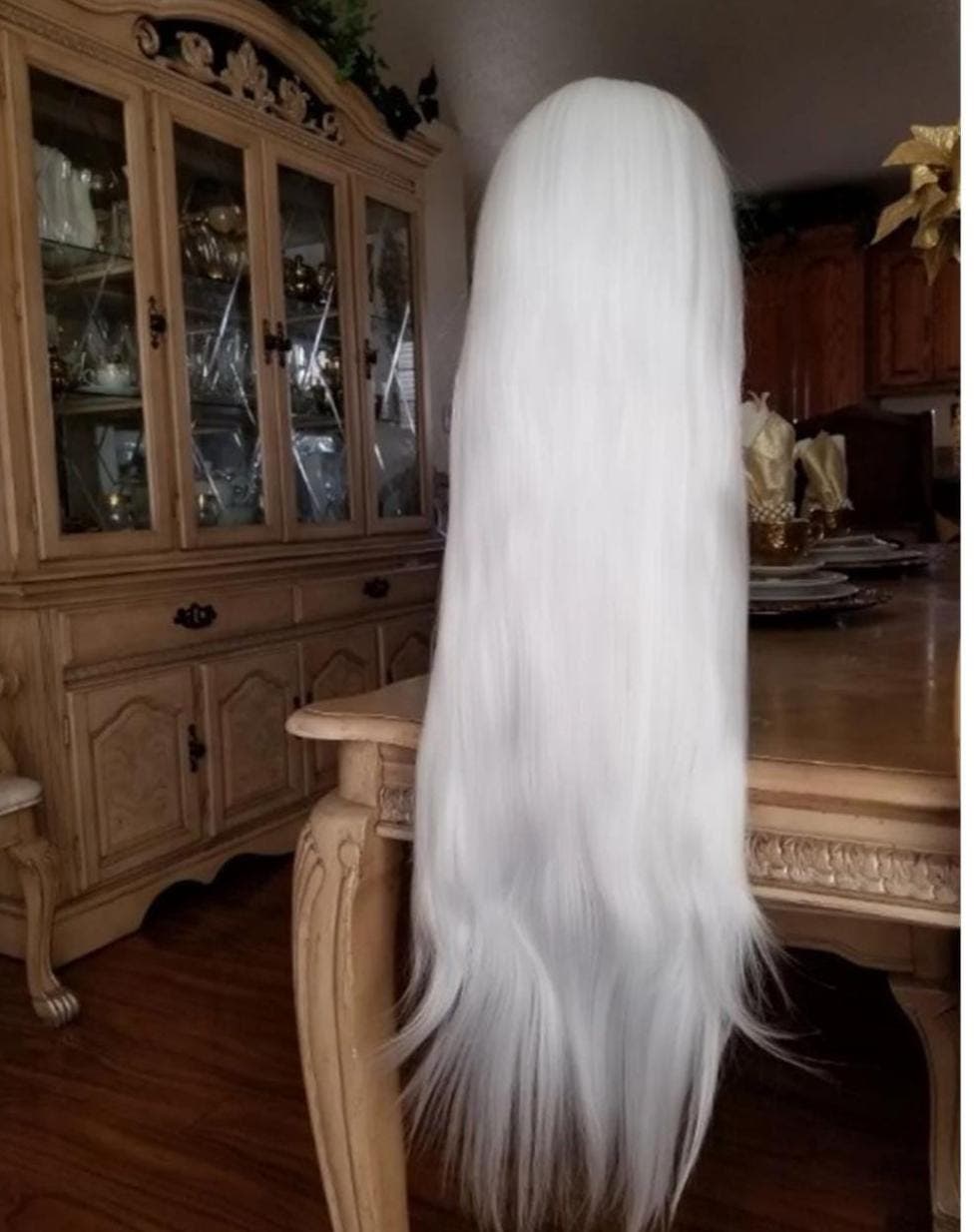Beauty Lush Pink/White Lace Front Wig - Thumbnail 6