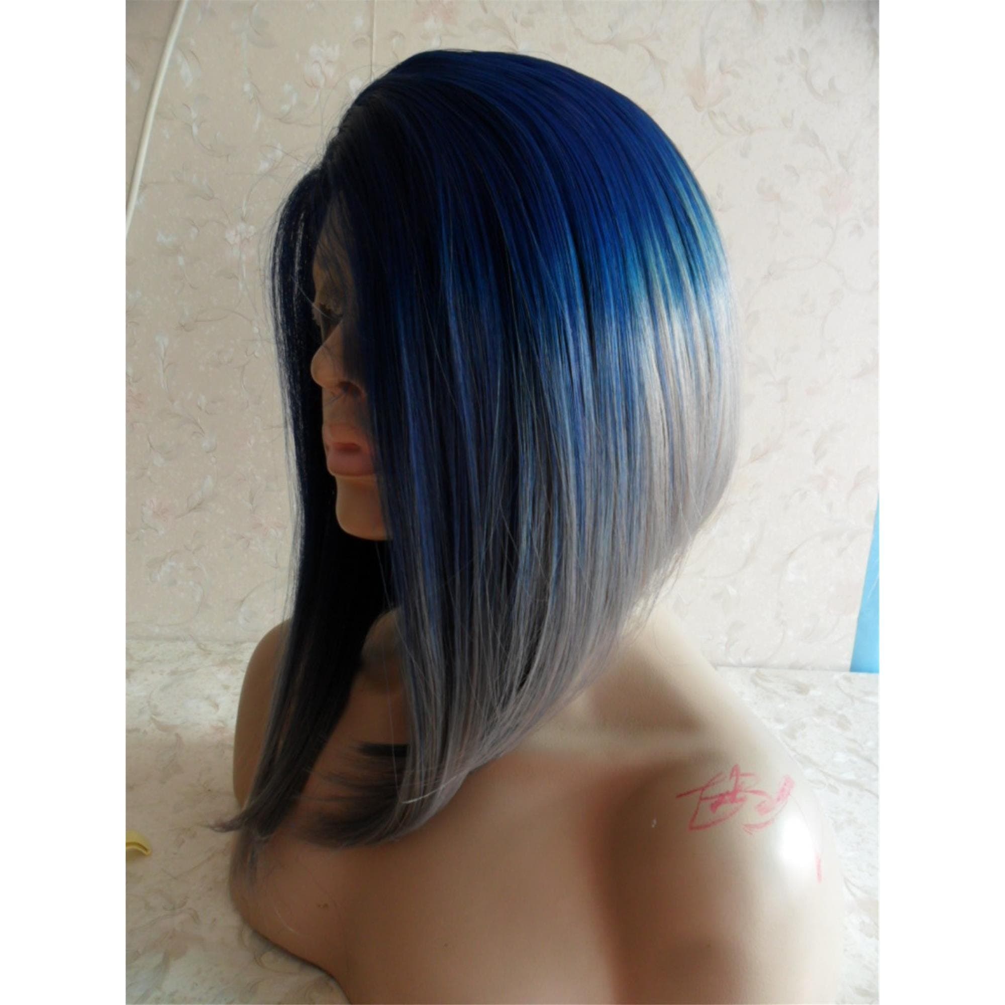 Ombre Bob Lace Front Wig - Thumbnail 2