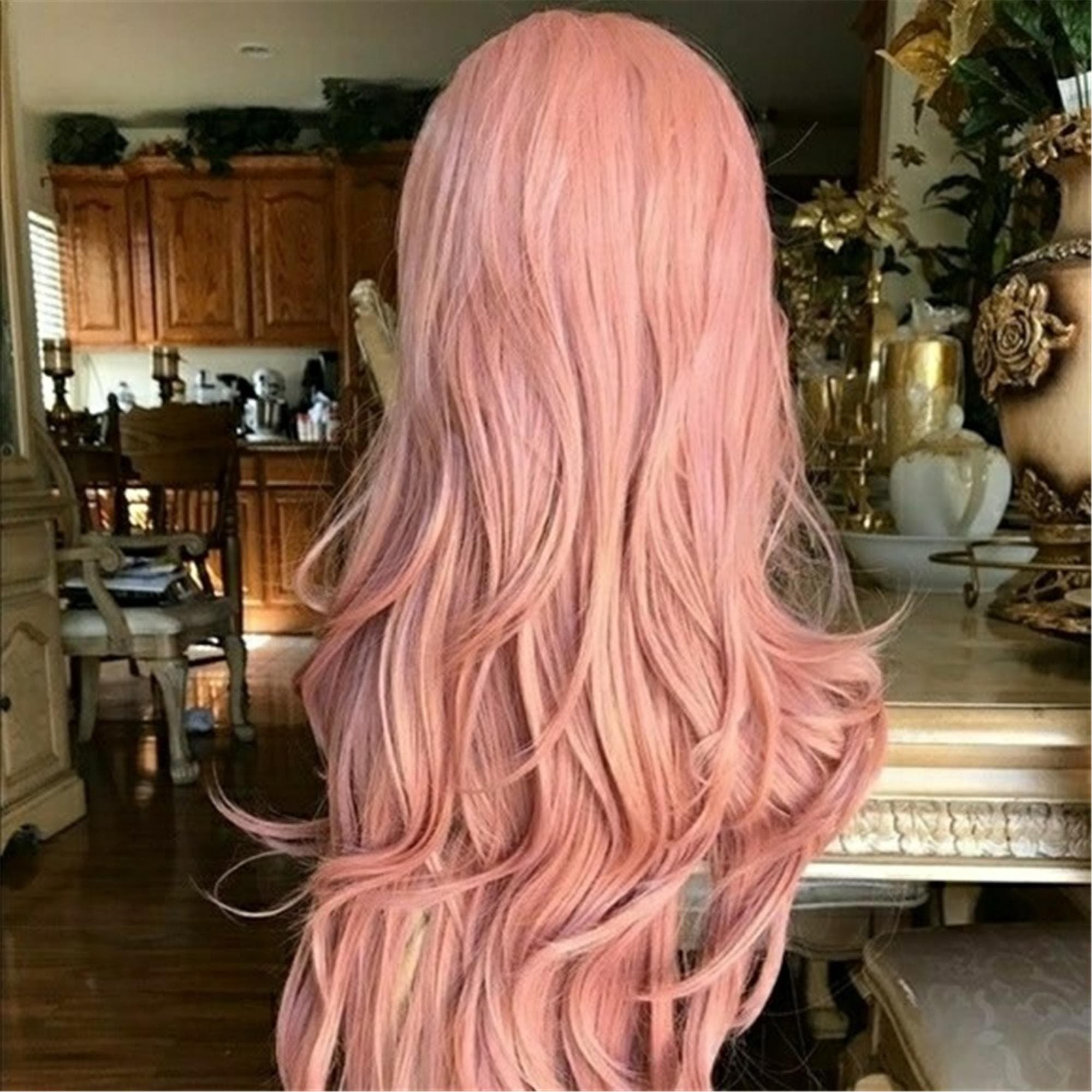 Pink Beauty LaceFront Wig Wig 22-24inches - Thumbnail 2