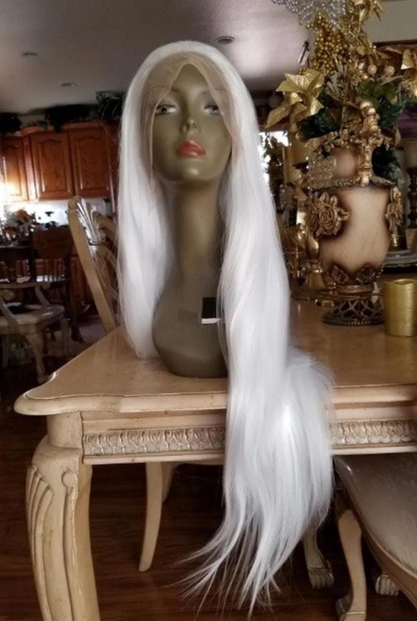 Beauty Lush Pink/White Lace Front Wig - Thumbnail 8
