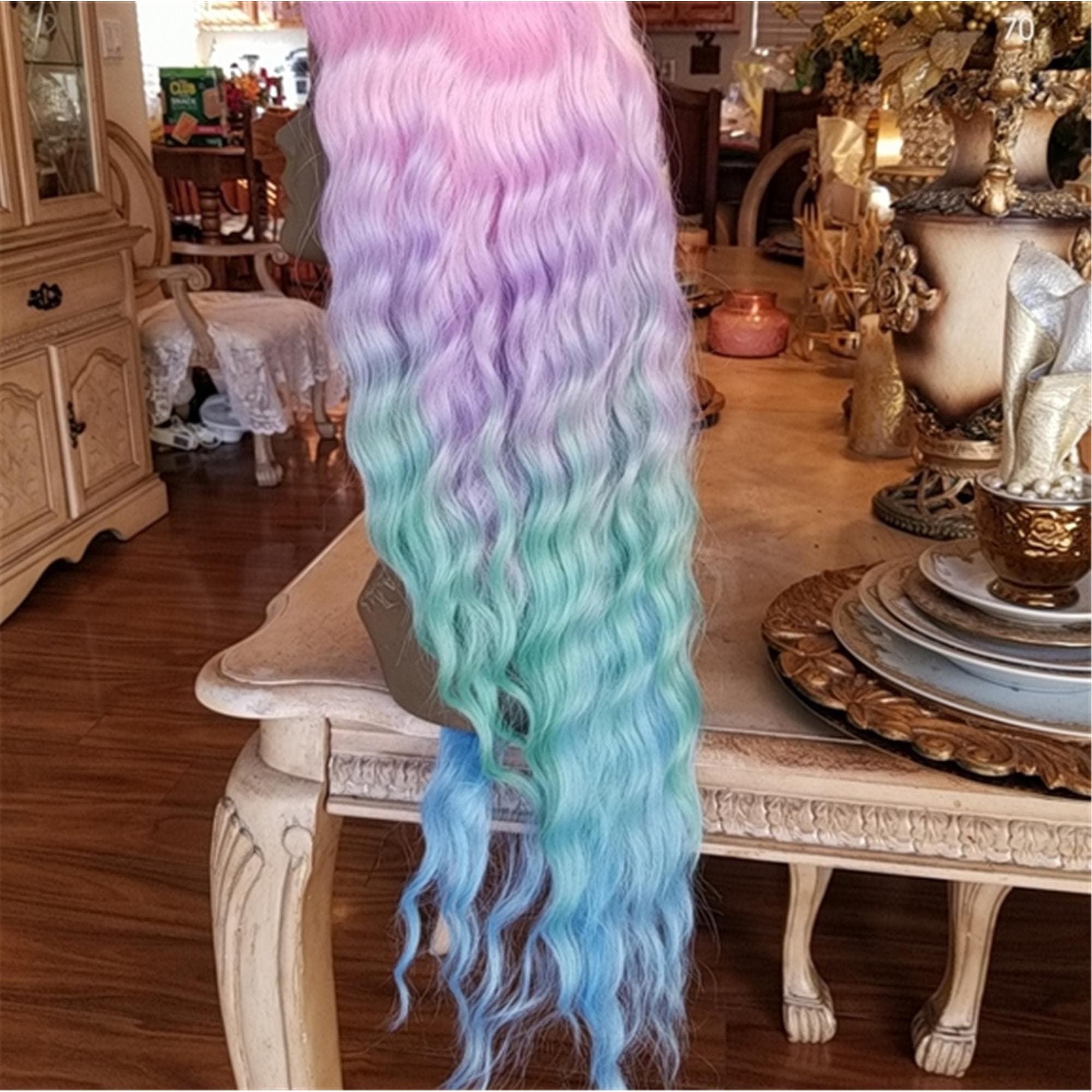 Rainbow Beauty Lace Front Wig - Thumbnail 5