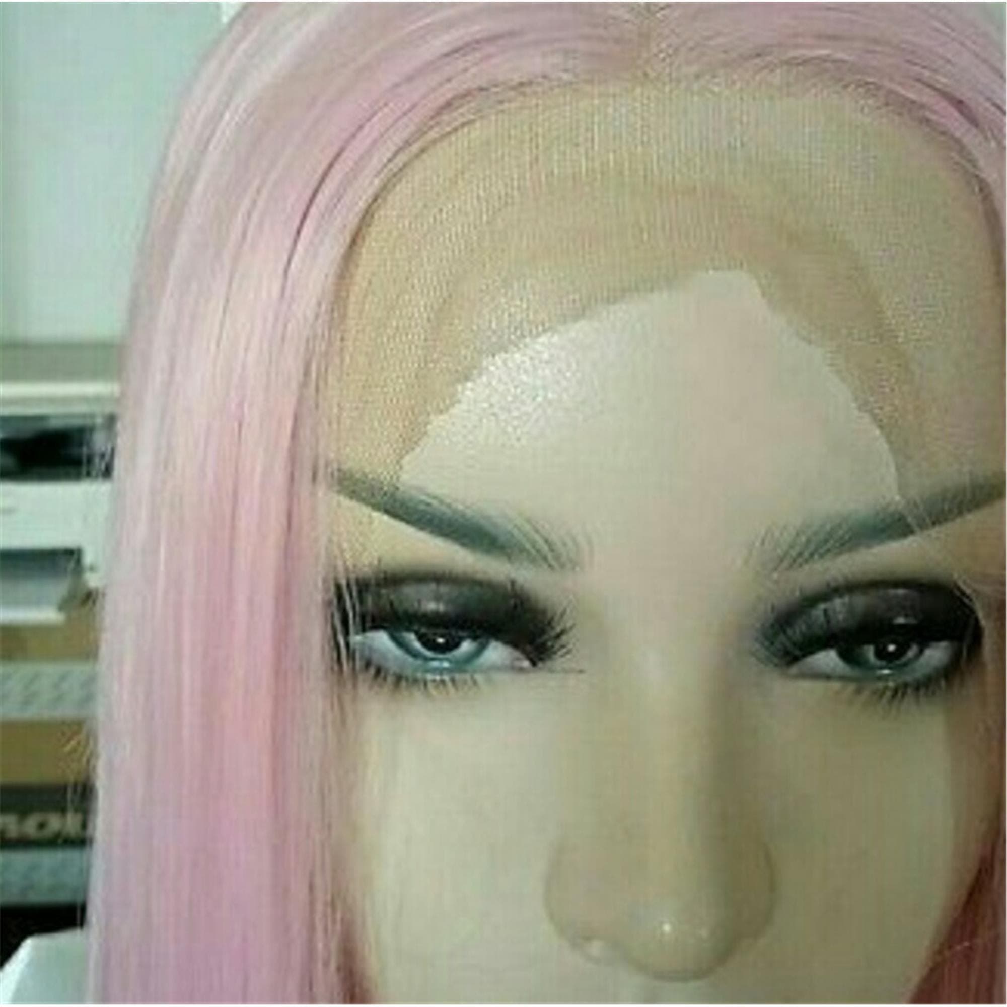 Pink Beauty LaceFront Wig Wig inches - Thumbnail 4