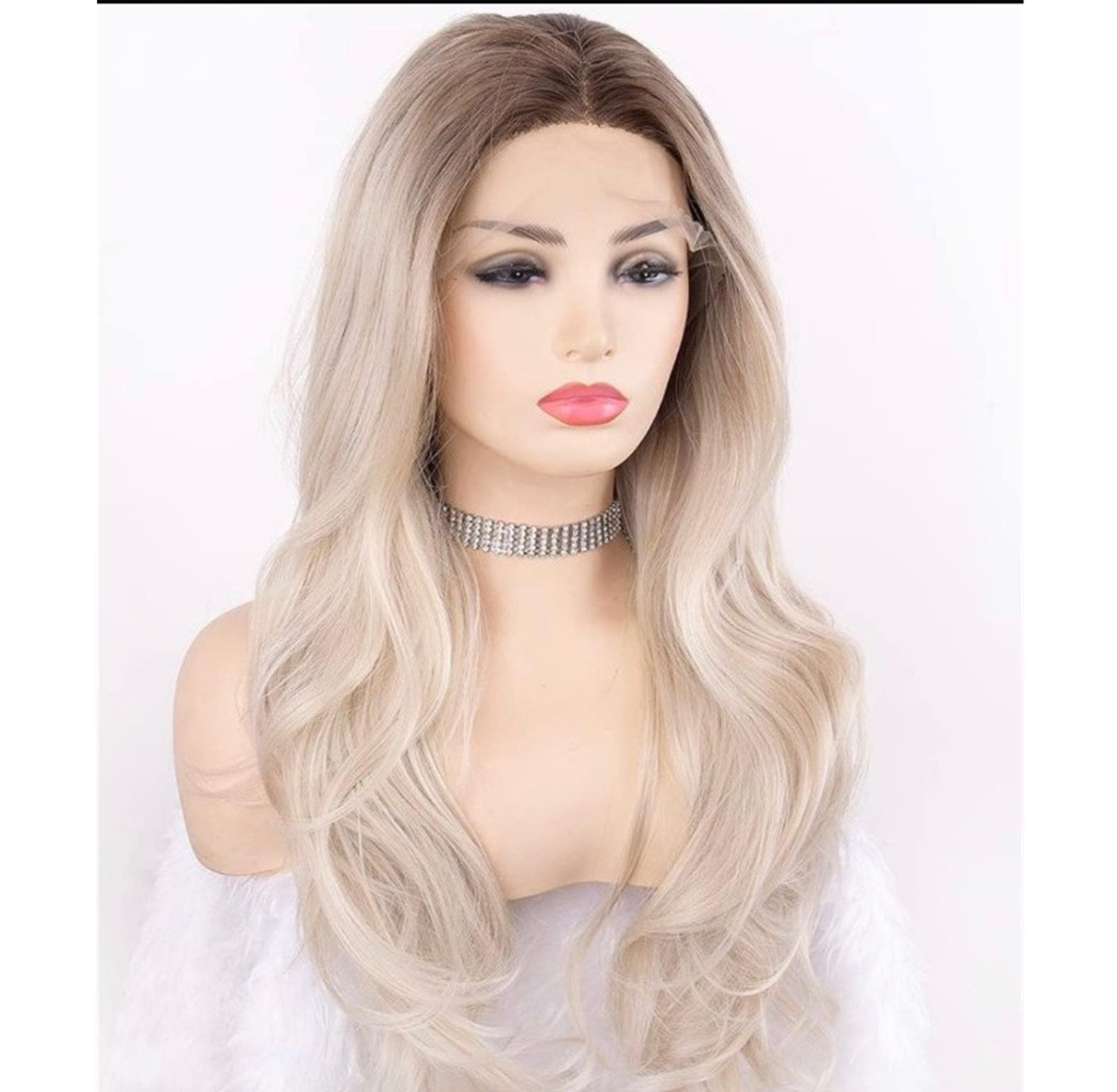 Ombre Blonde Lace Front Wig - Thumbnail 2
