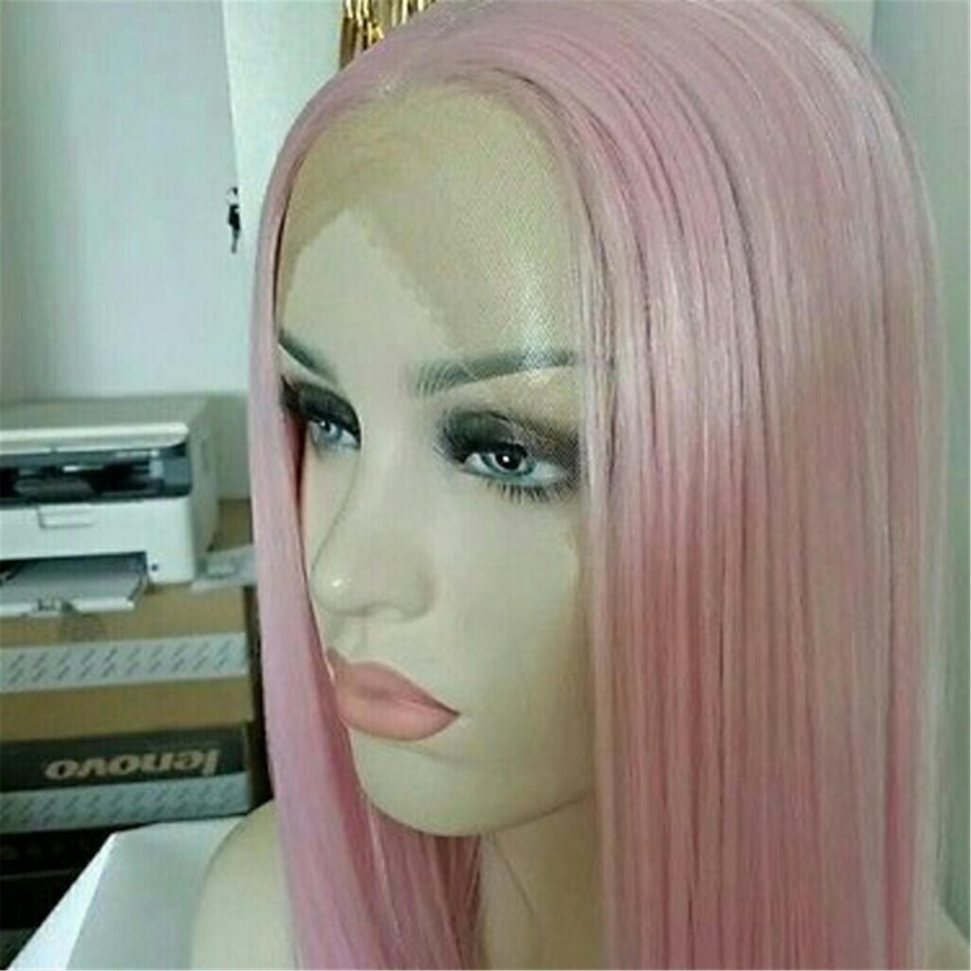 Pink Beauty LaceFront Wig Wig inches - Thumbnail 3