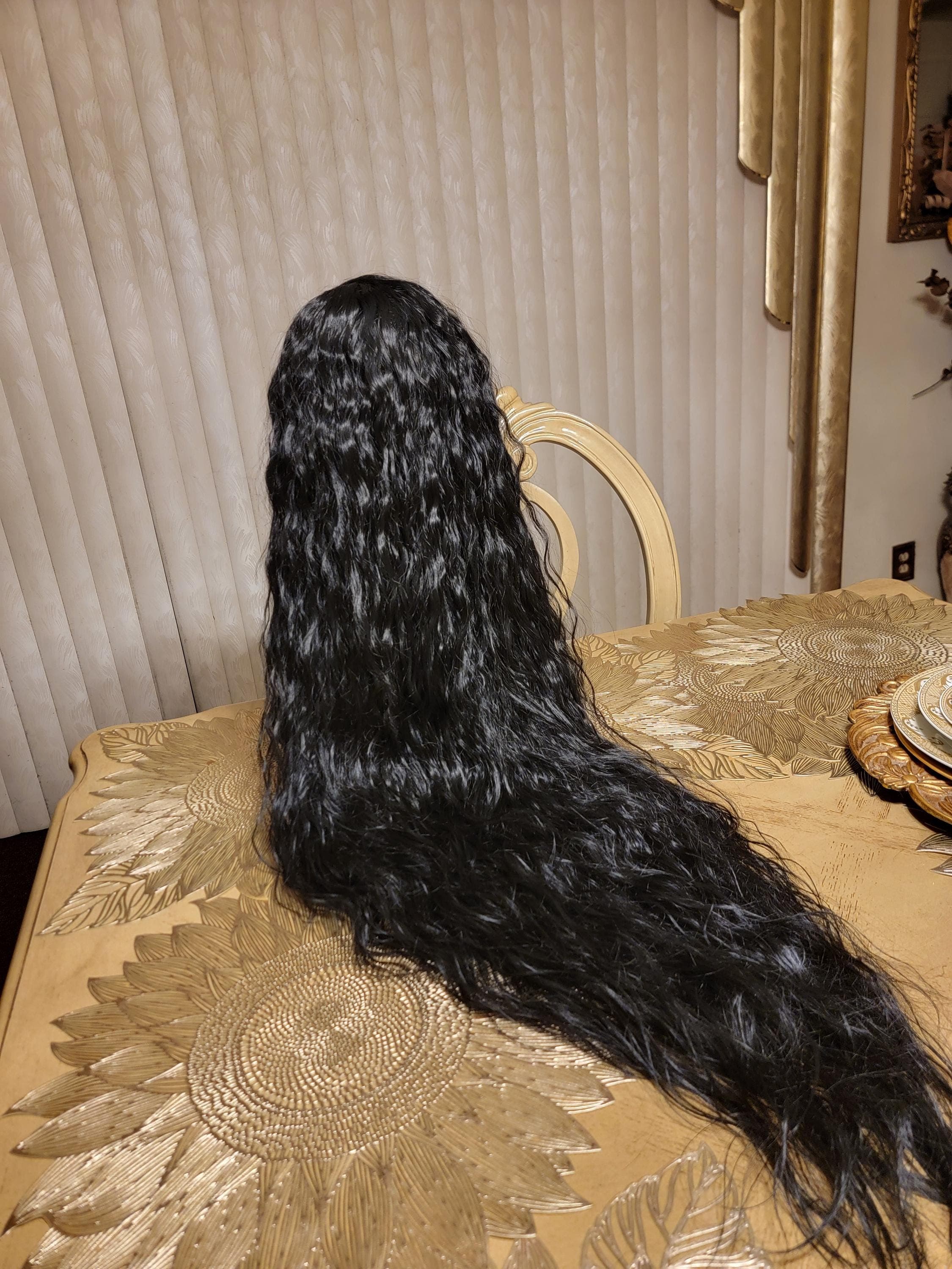 Black Wavy Beautiful Lace Front Wig