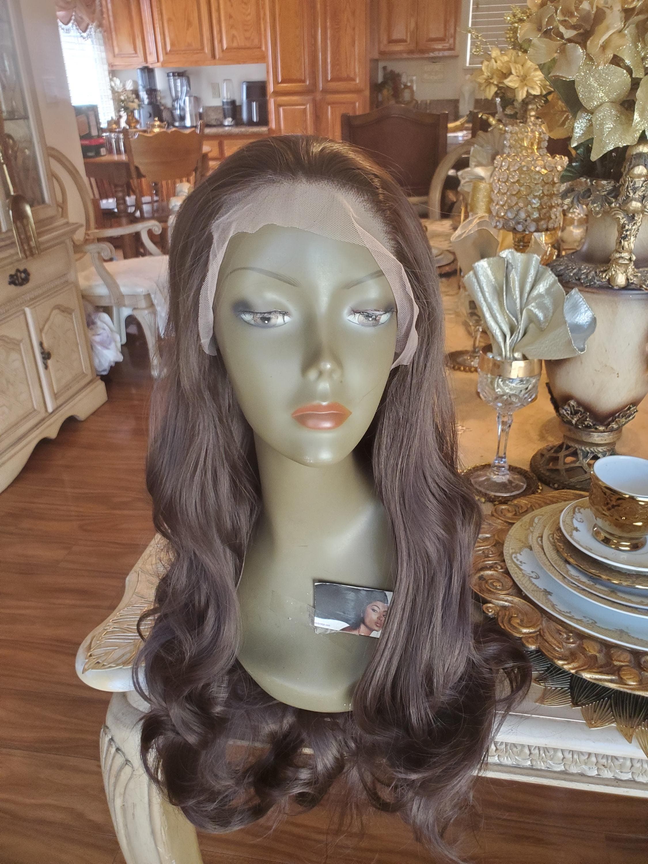 Dark Brown Wavy Beautiful Lace Front Wig!! - Thumbnail 10