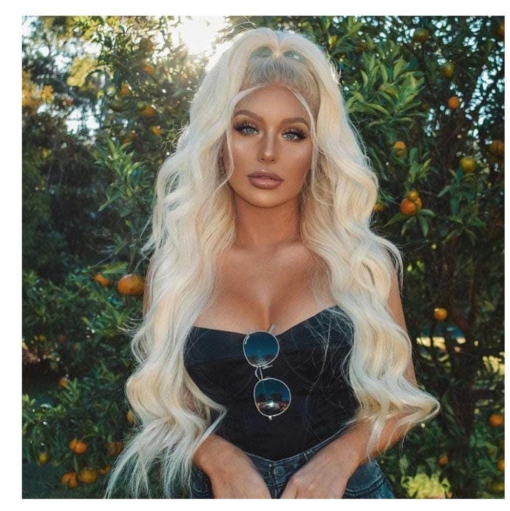 Sahara Blue Blonde Lace Front Wig!! - Thumbnail 4