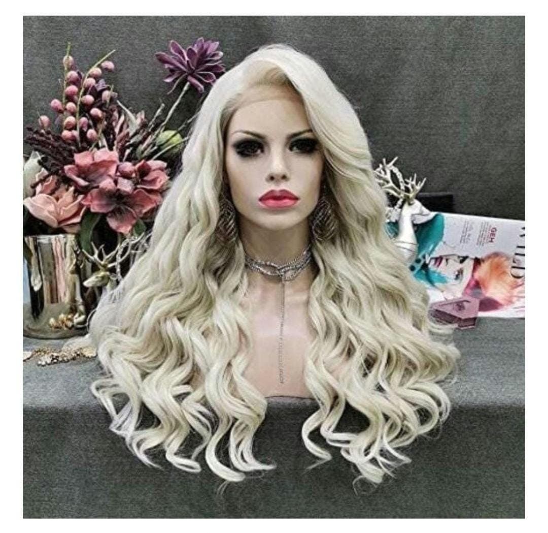 Sahara Blue Blonde Lace Front Wig!! - Thumbnail 3