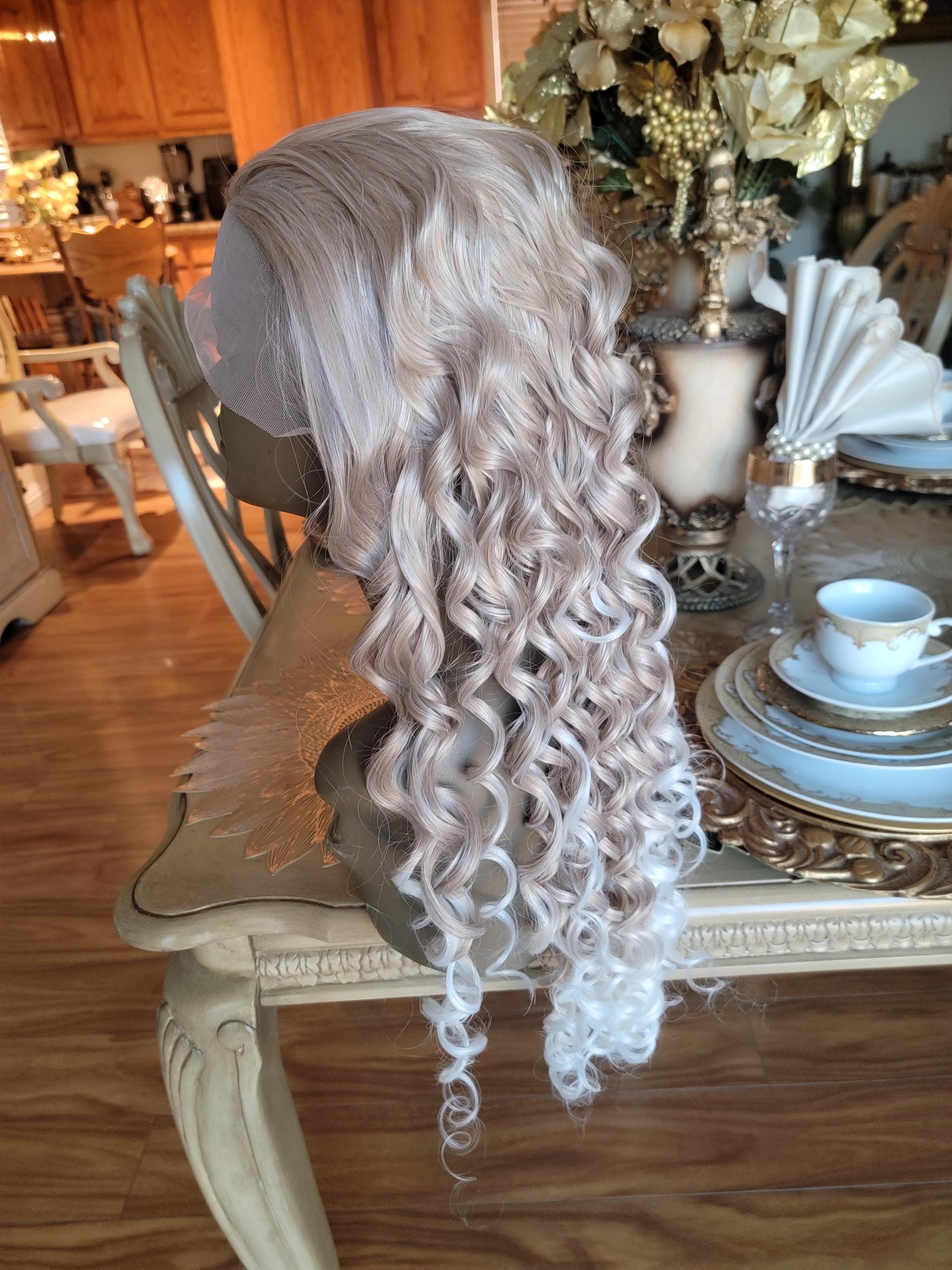 Blonde Mixed Beautiful Lace Front Wig - Thumbnail 4