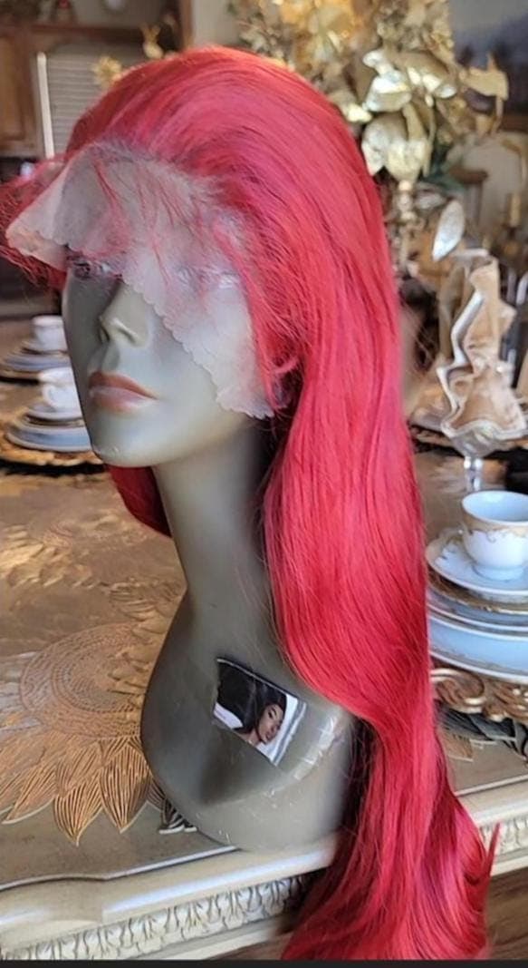 Red Beauty Lace Front Wig - Thumbnail 4