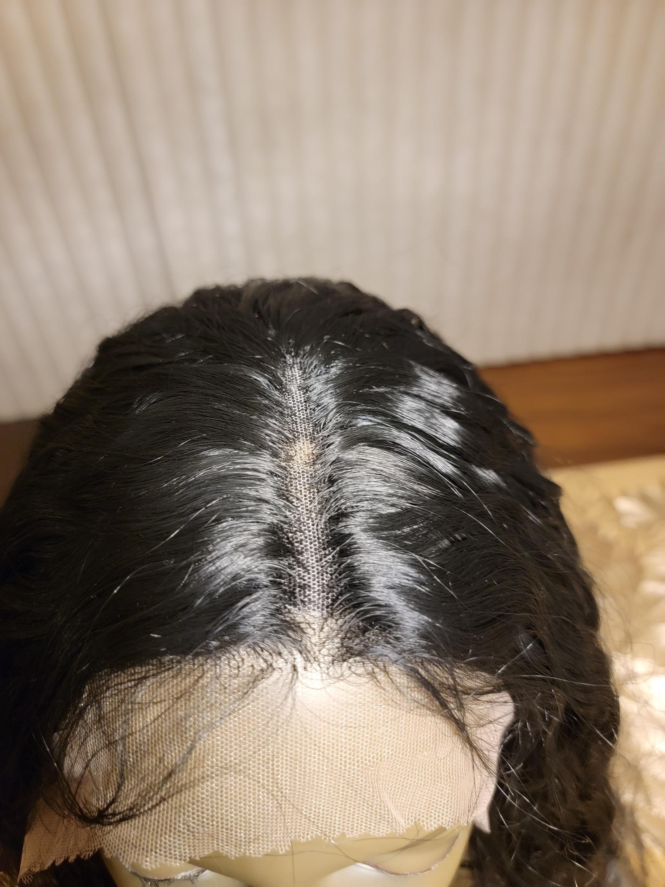 Black Wavy Beautiful Lace Front Wig - Thumbnail 15