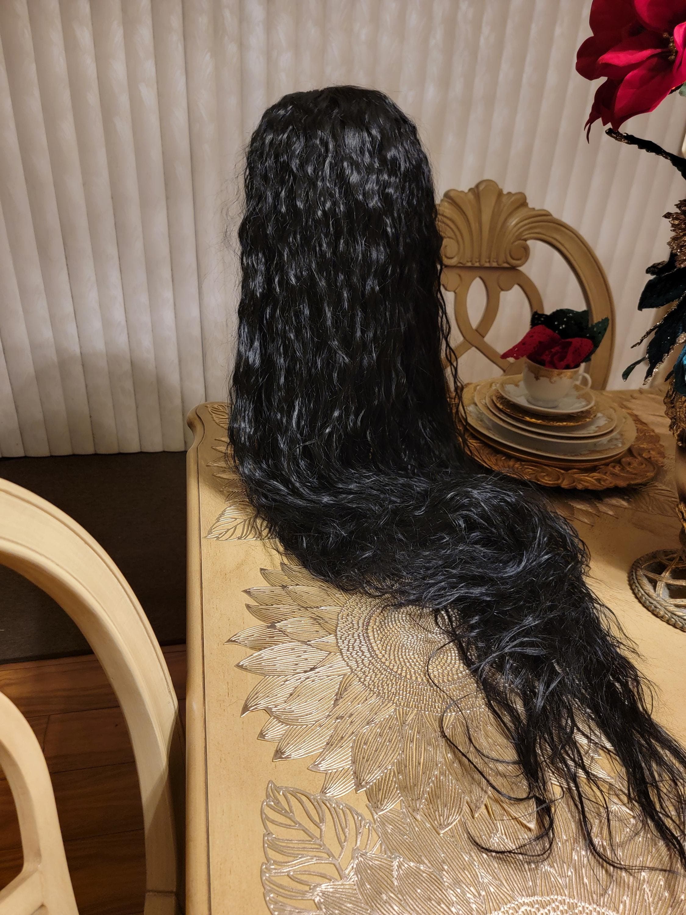 Black Wavy Beautiful Lace Front Wig - Thumbnail 11