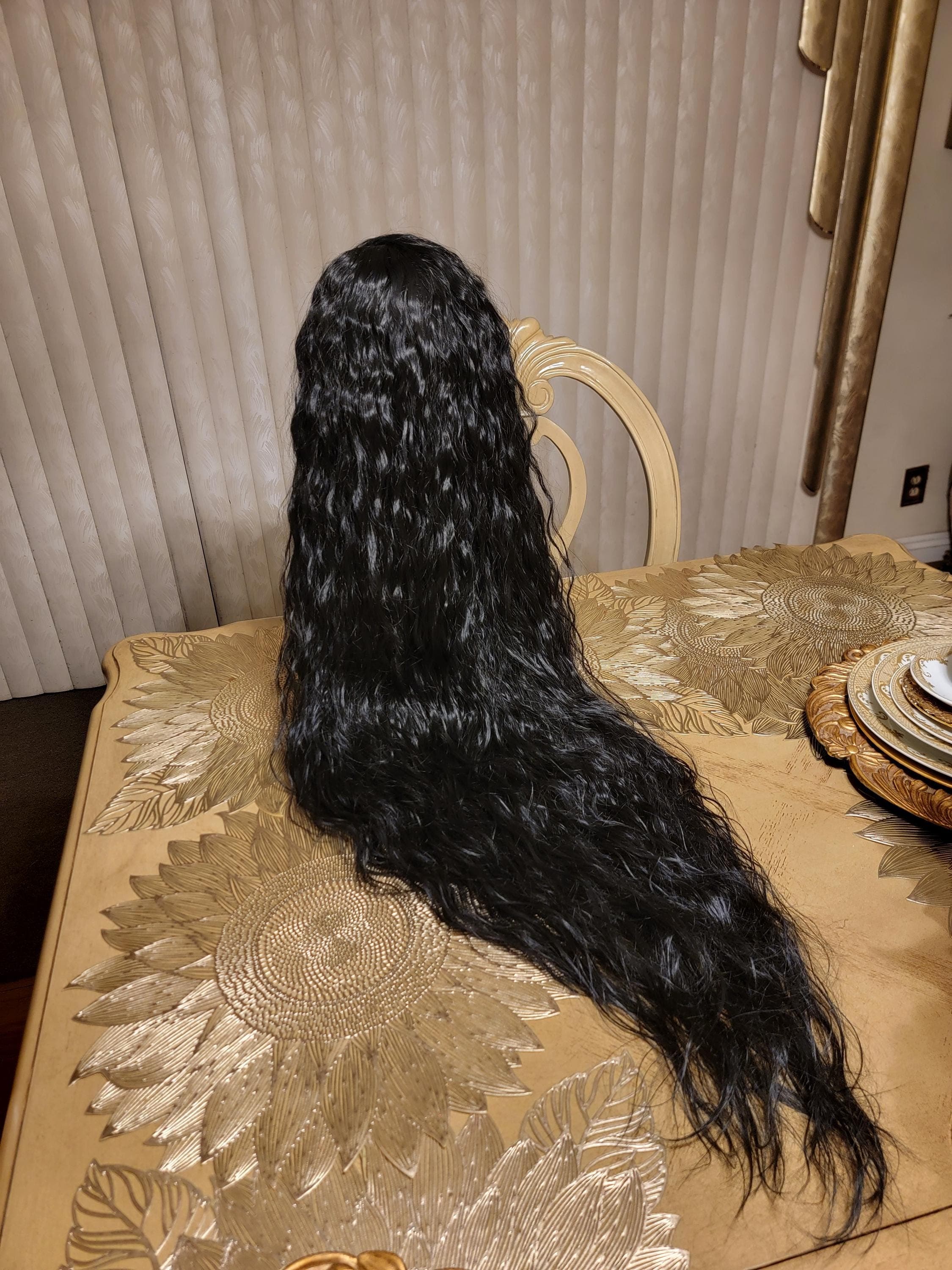 Black Wavy Beautiful Lace Front Wig - Thumbnail 4